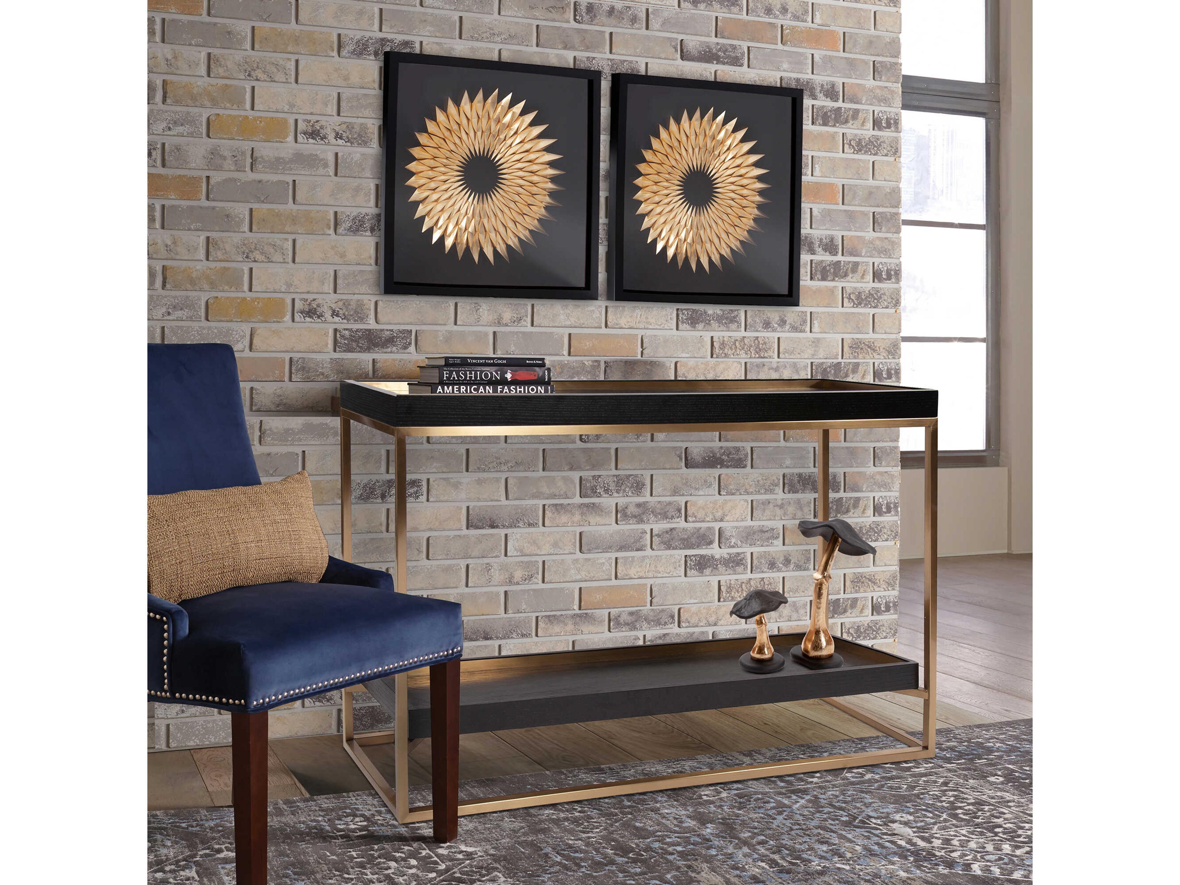 Howard Elliott Inca Star of Gold Framed Art