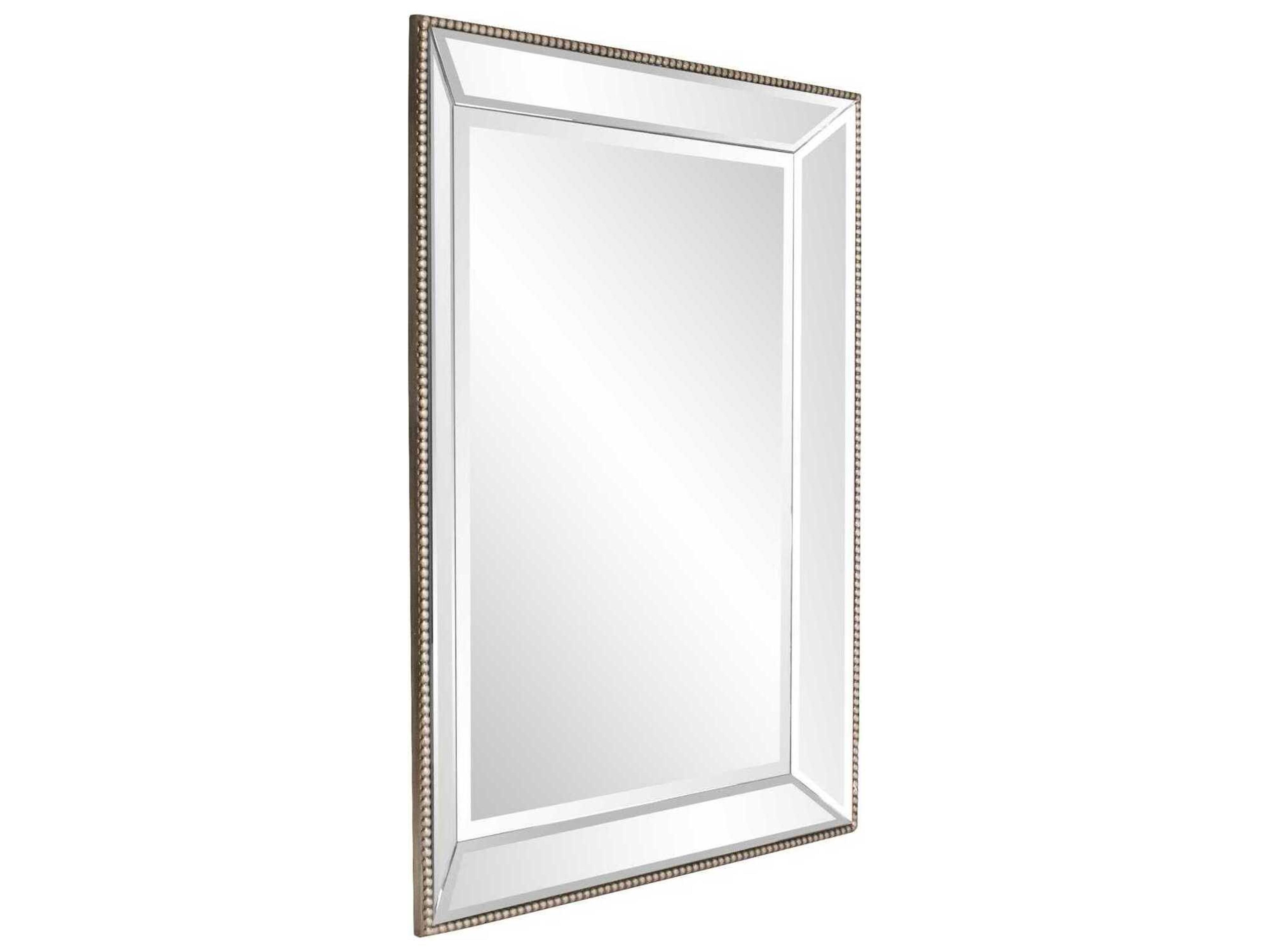 Howard Elliott Roberto Silver Rectangular Wall Mirror