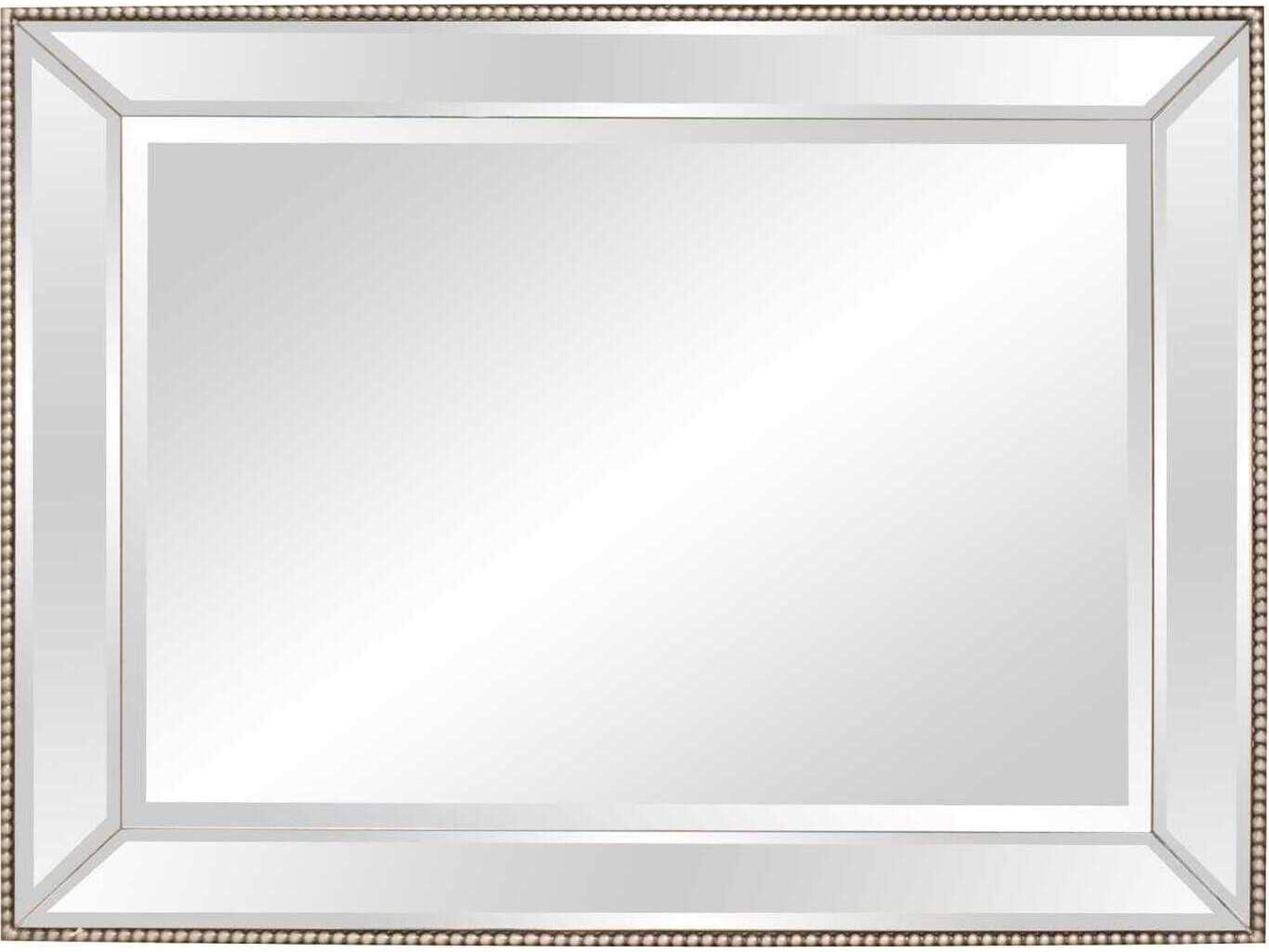 Howard Elliott Roberto Silver Rectangular Wall Mirror