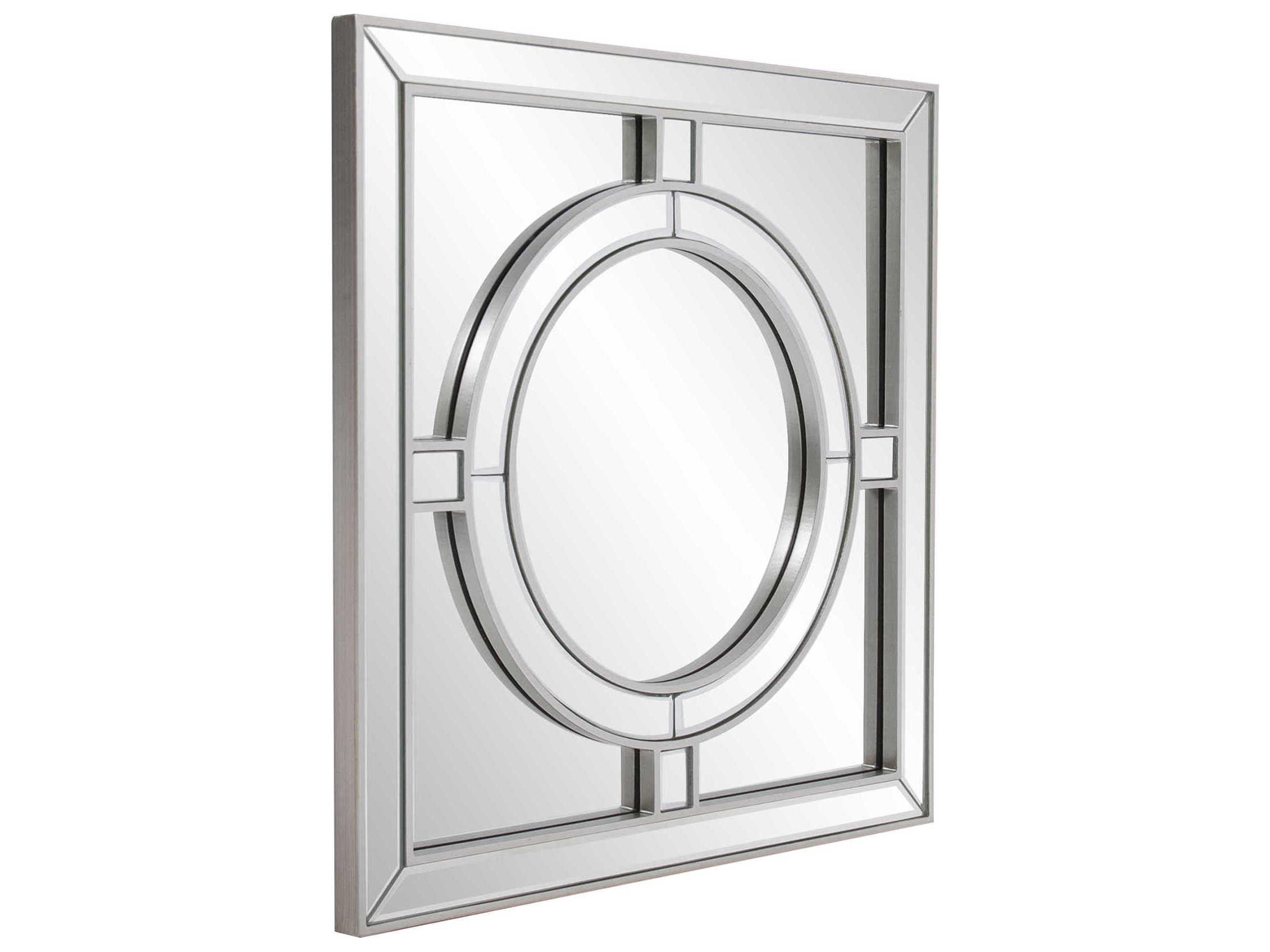 Howard Elliott Arwen Champagne Silver Square Wall Mirror