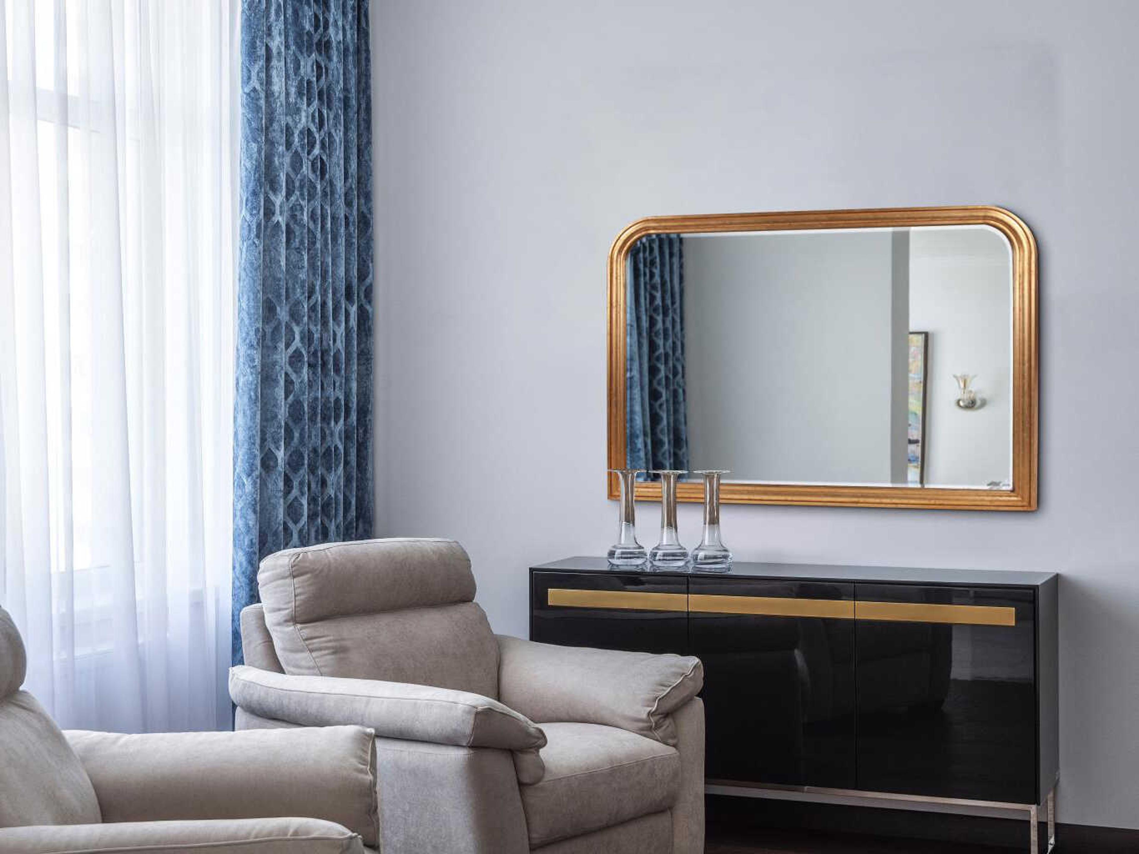 Howard Elliott French Philippe Antique Gold Wall Mirror