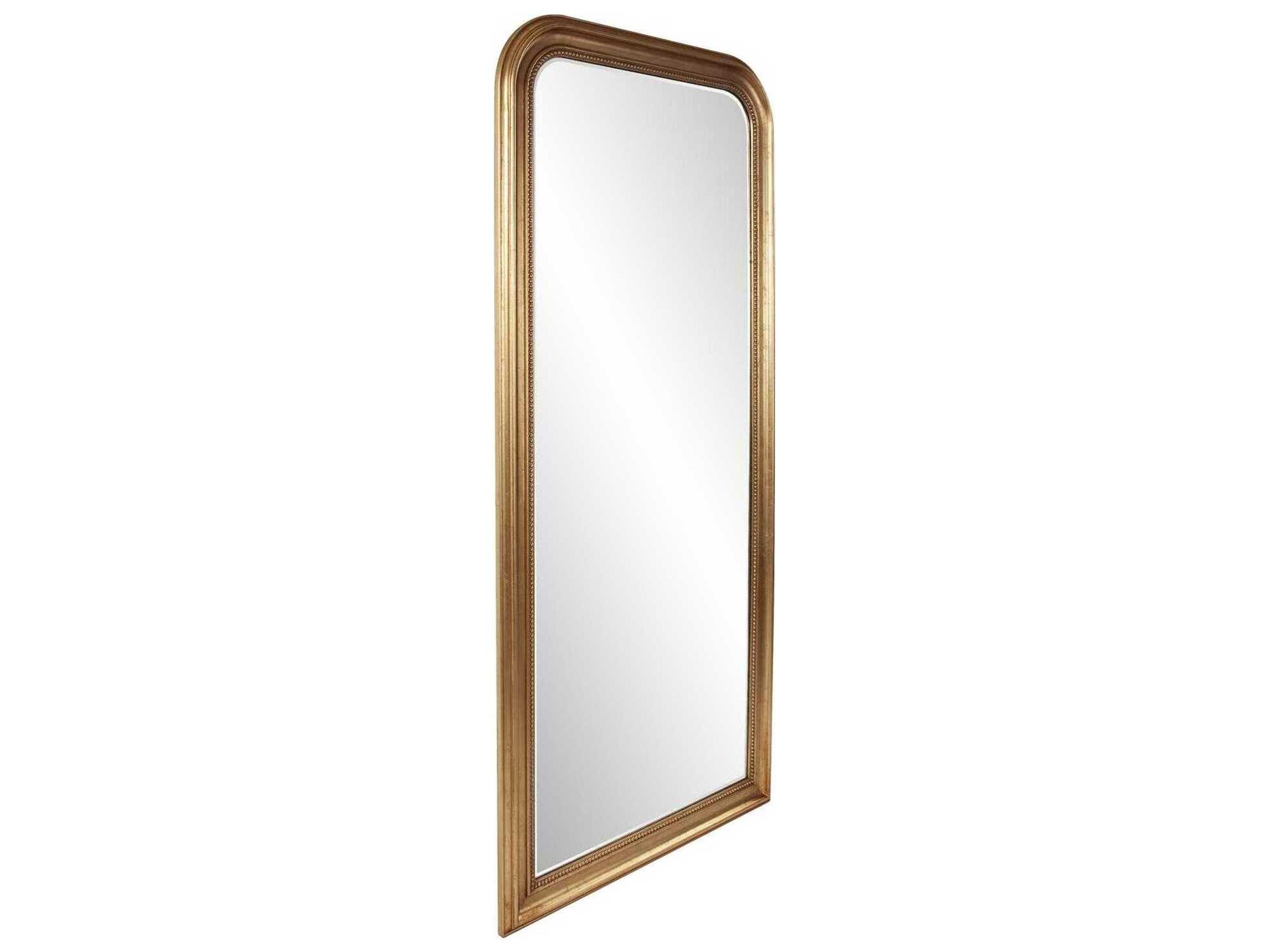 Howard Elliott French Philippe Antique Gold Rectangular Wall Mirror
