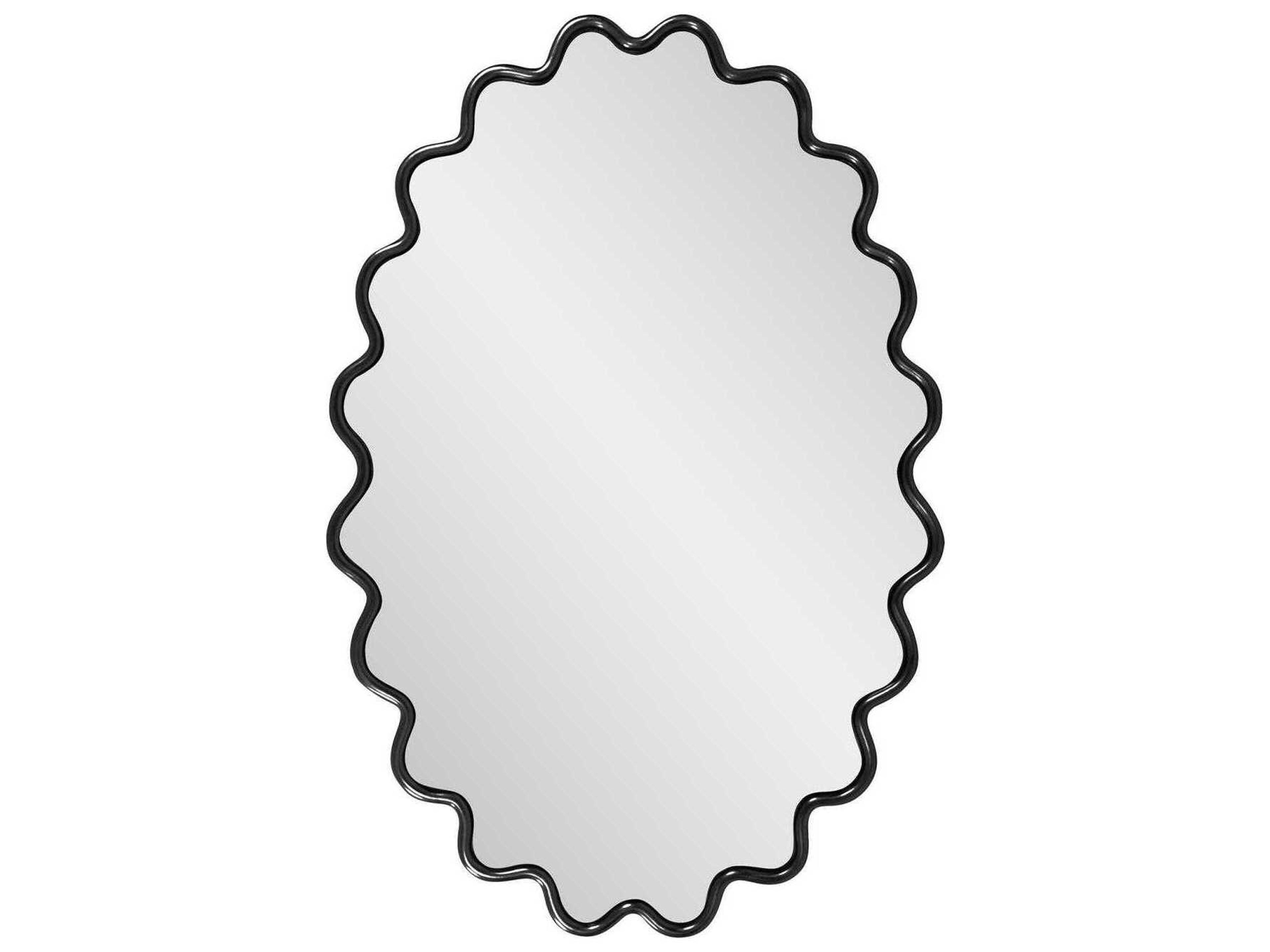Howard Elliott Cloud Oval Wall Mirror