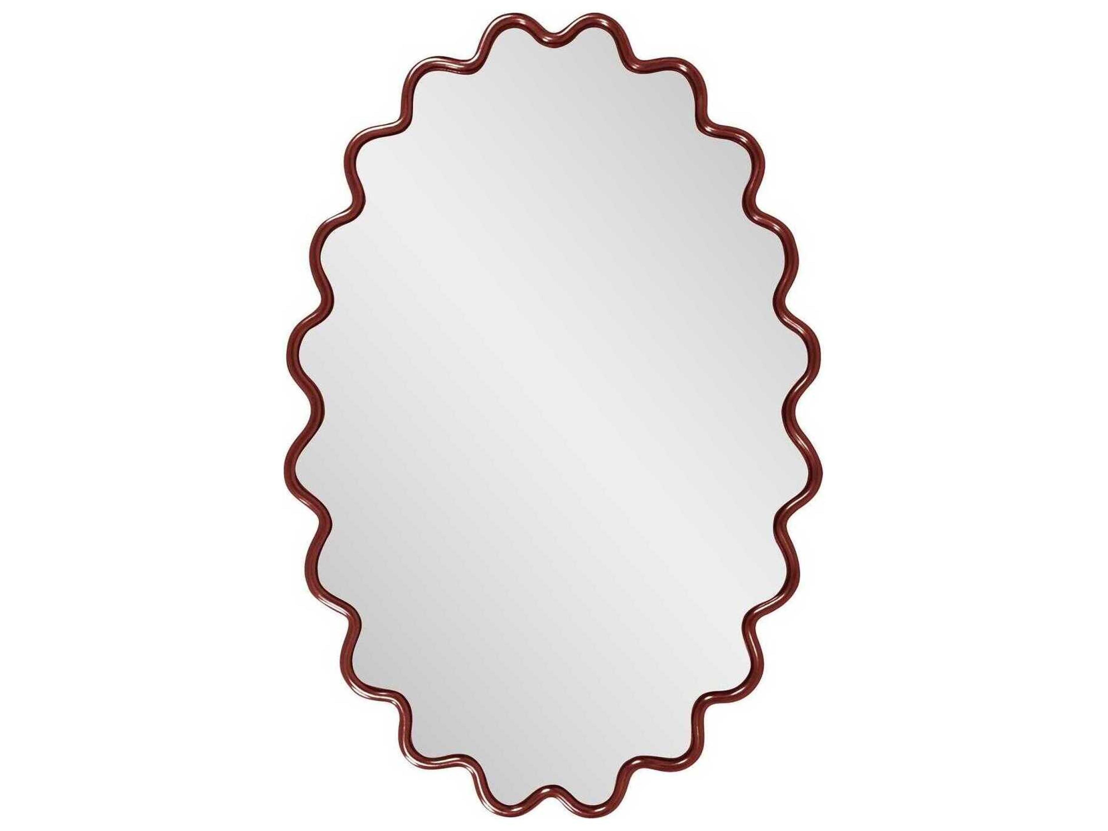 Howard Elliott Cloud Oval Wall Mirror