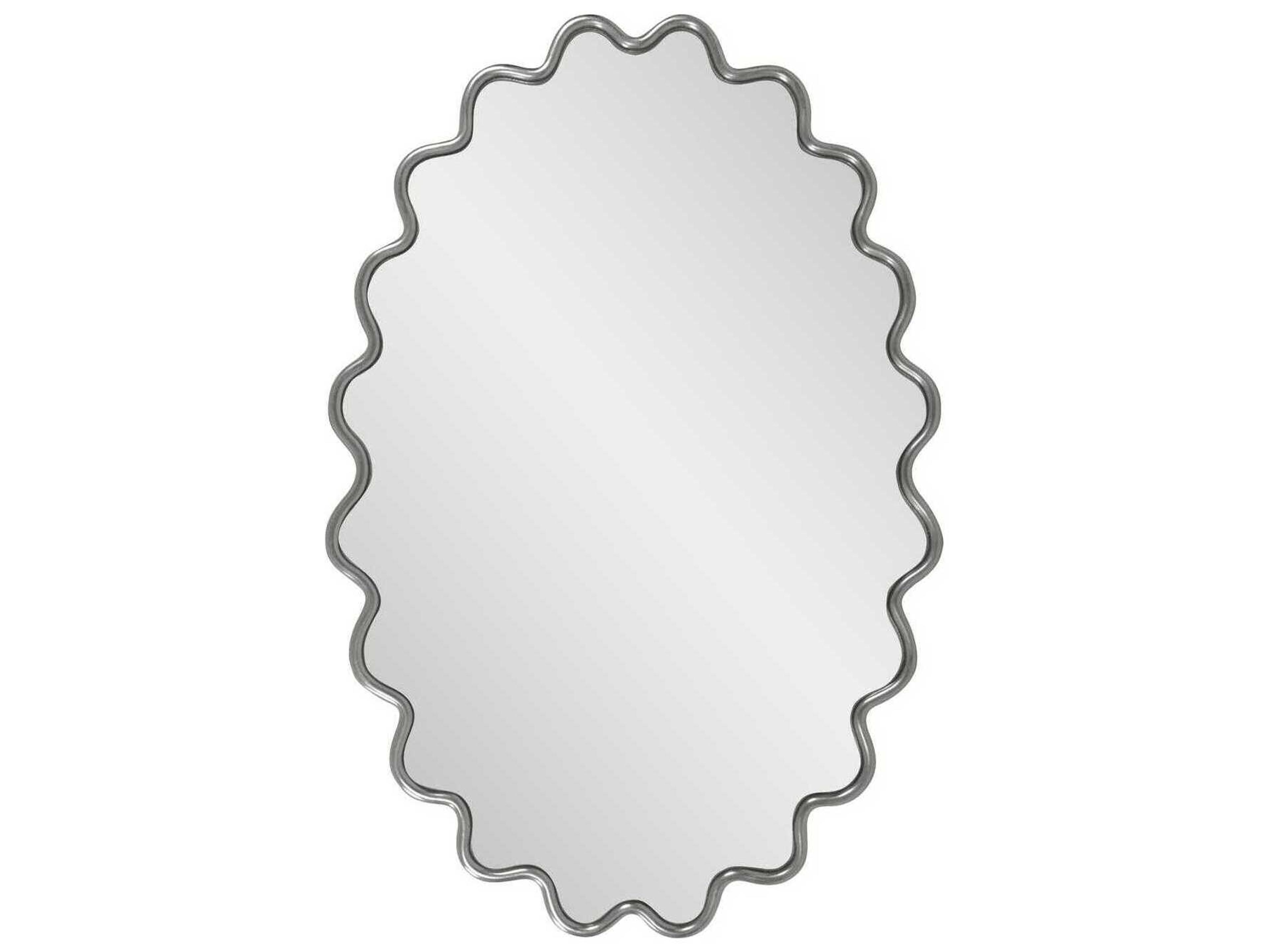 Howard Elliott Cloud Oval Wall Mirror