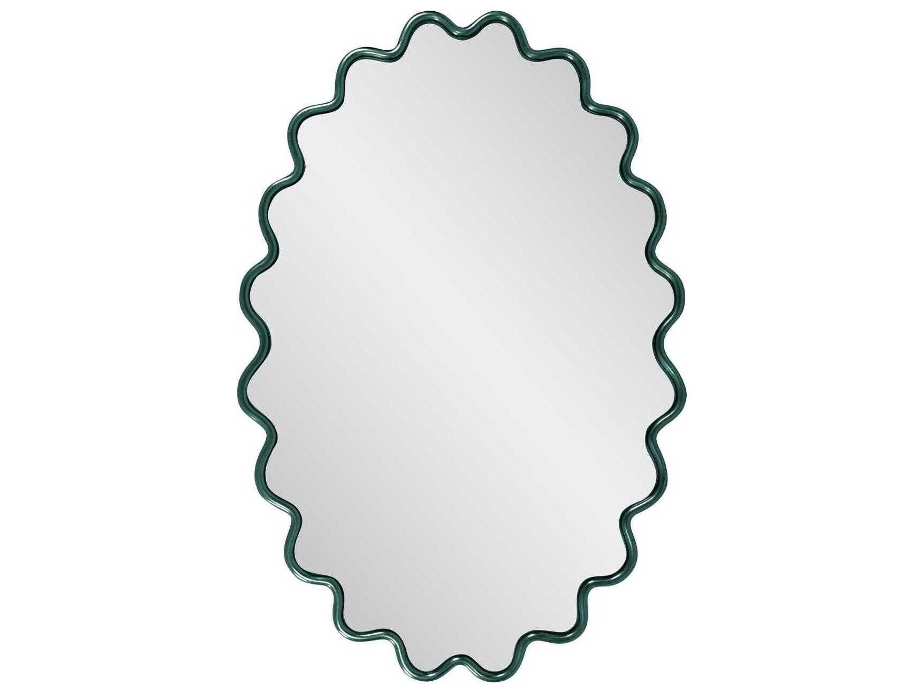 Howard Elliott Cloud Oval Wall Mirror