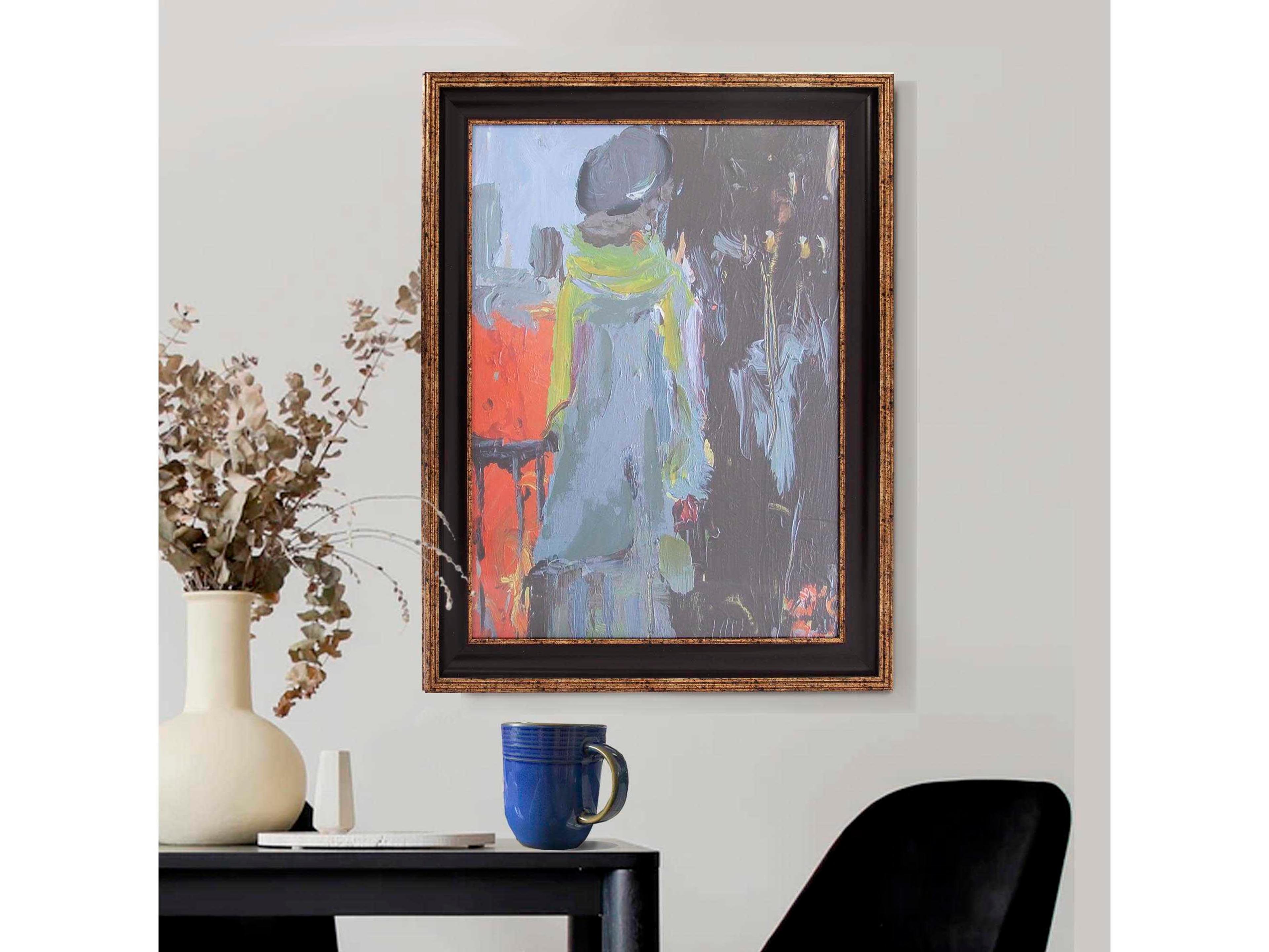 Howard Elliott Chartreuse Scarf Canvas Wall Art