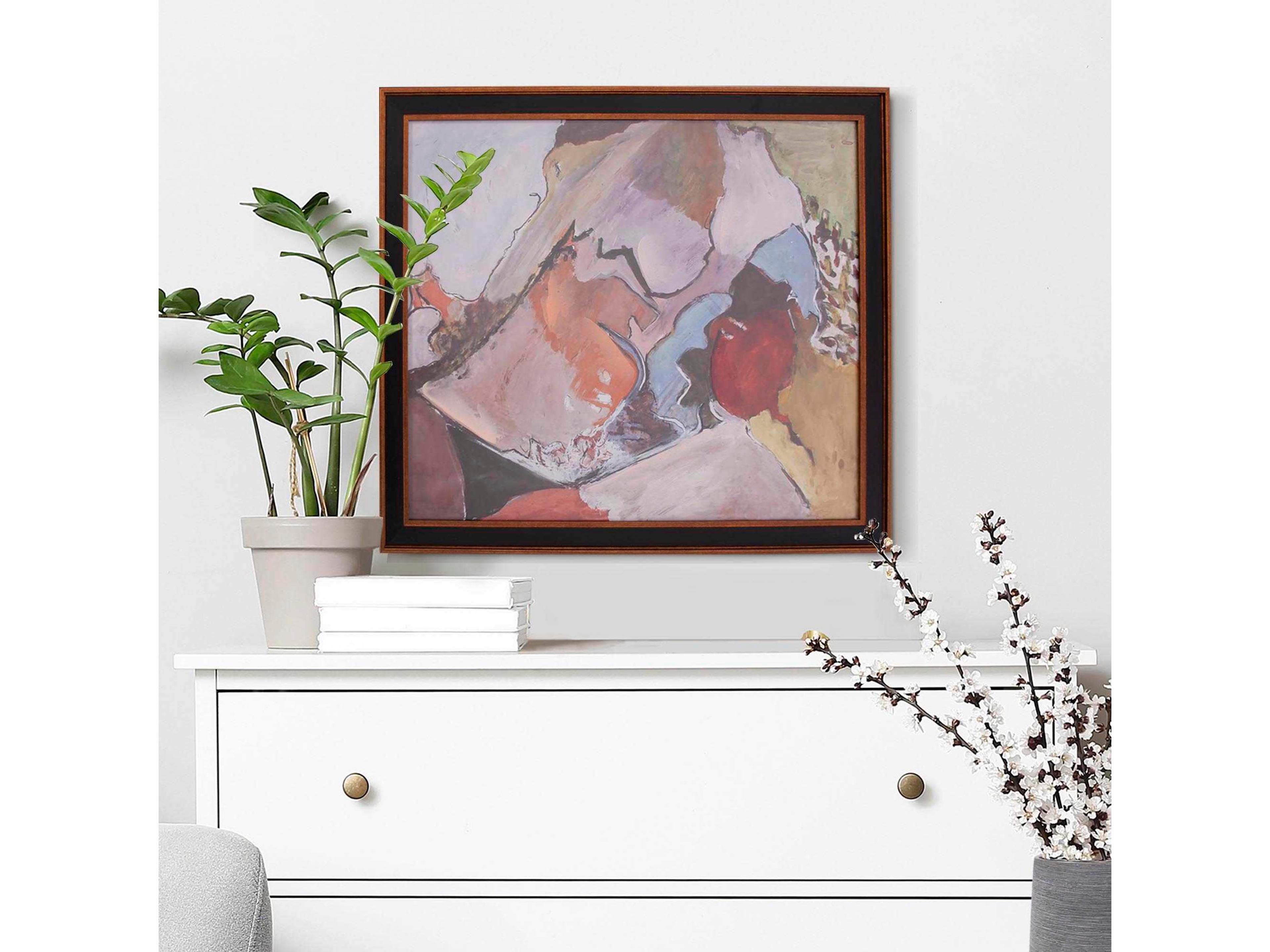 Howard Elliott Mid Century Sectional Canvas Wall Art