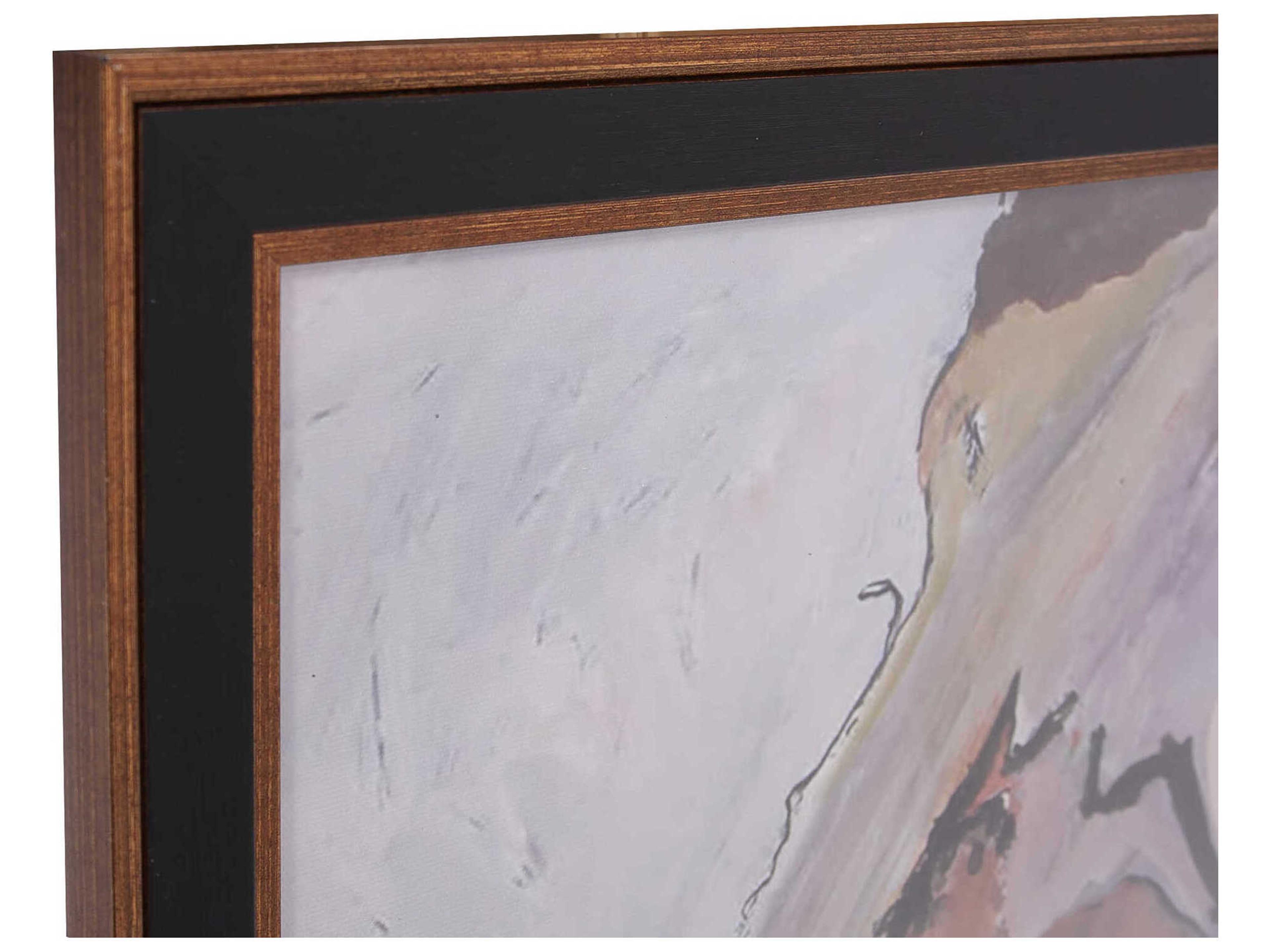 Howard Elliott Mid Century Sectional Canvas Wall Art