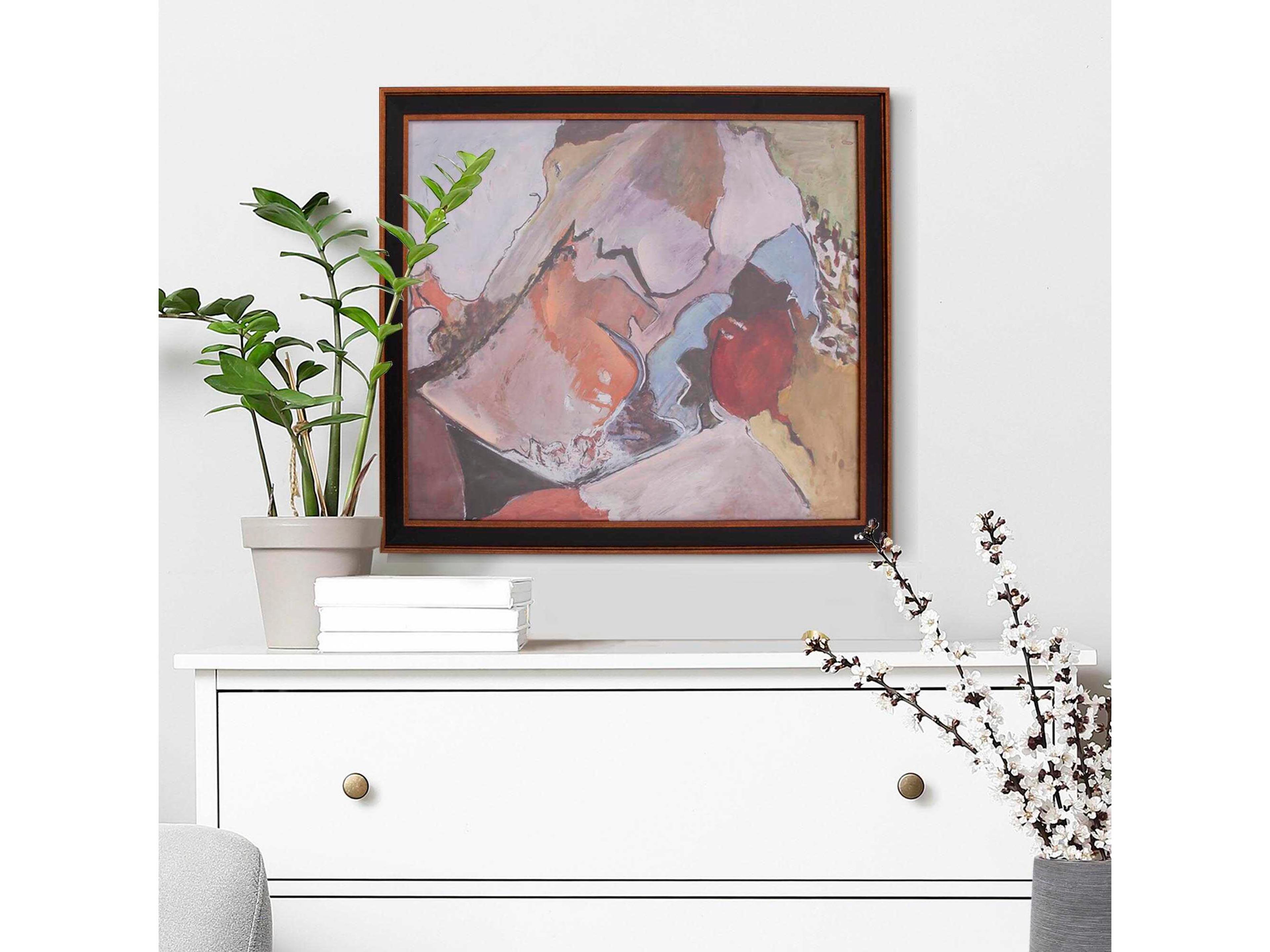 Howard Elliott Mid Century Sectional Canvas Wall Art