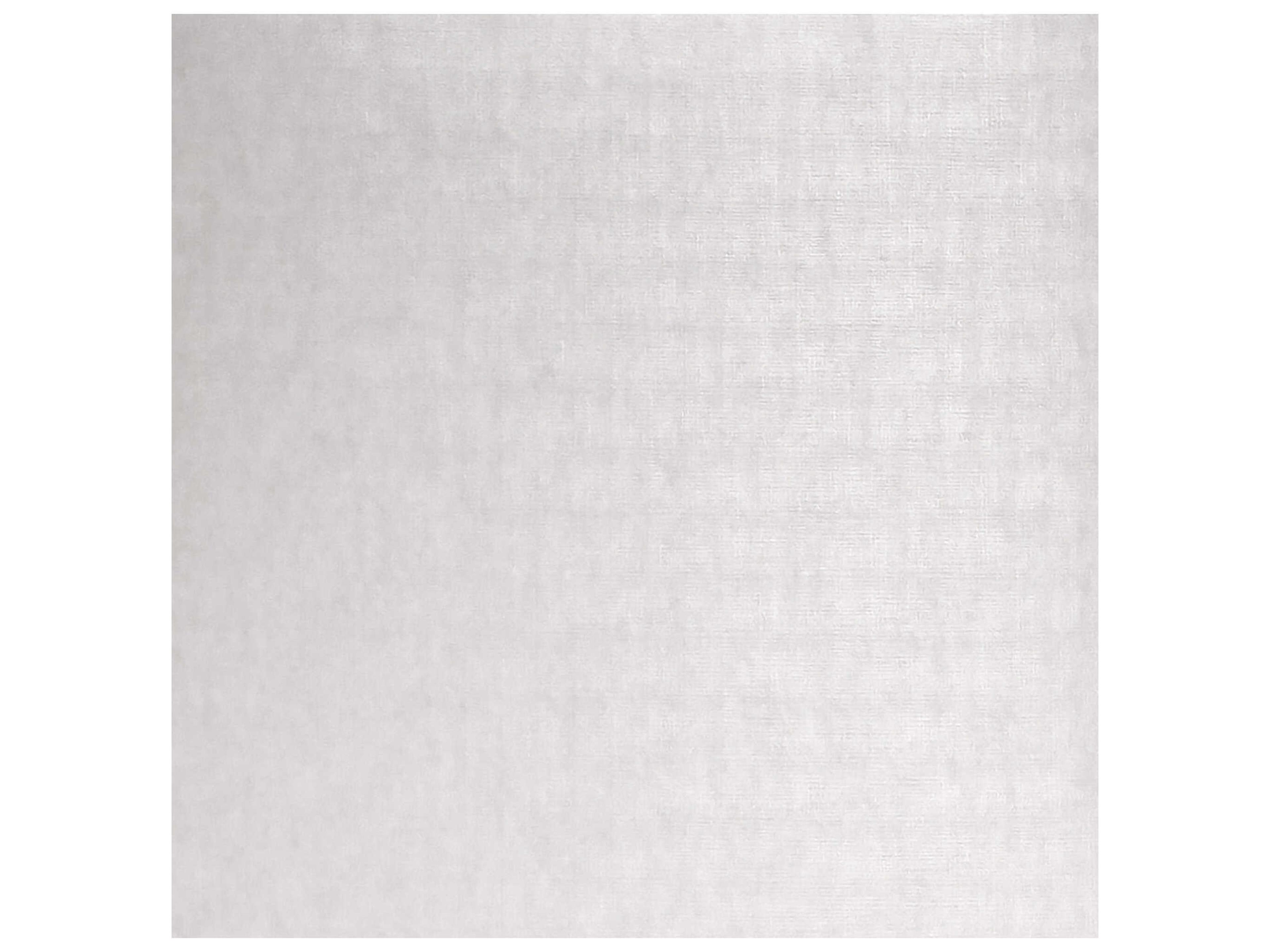 Howard Elliott Foot Luxe Mercury Silver Upholstered Pouf White Fabric Ottoman