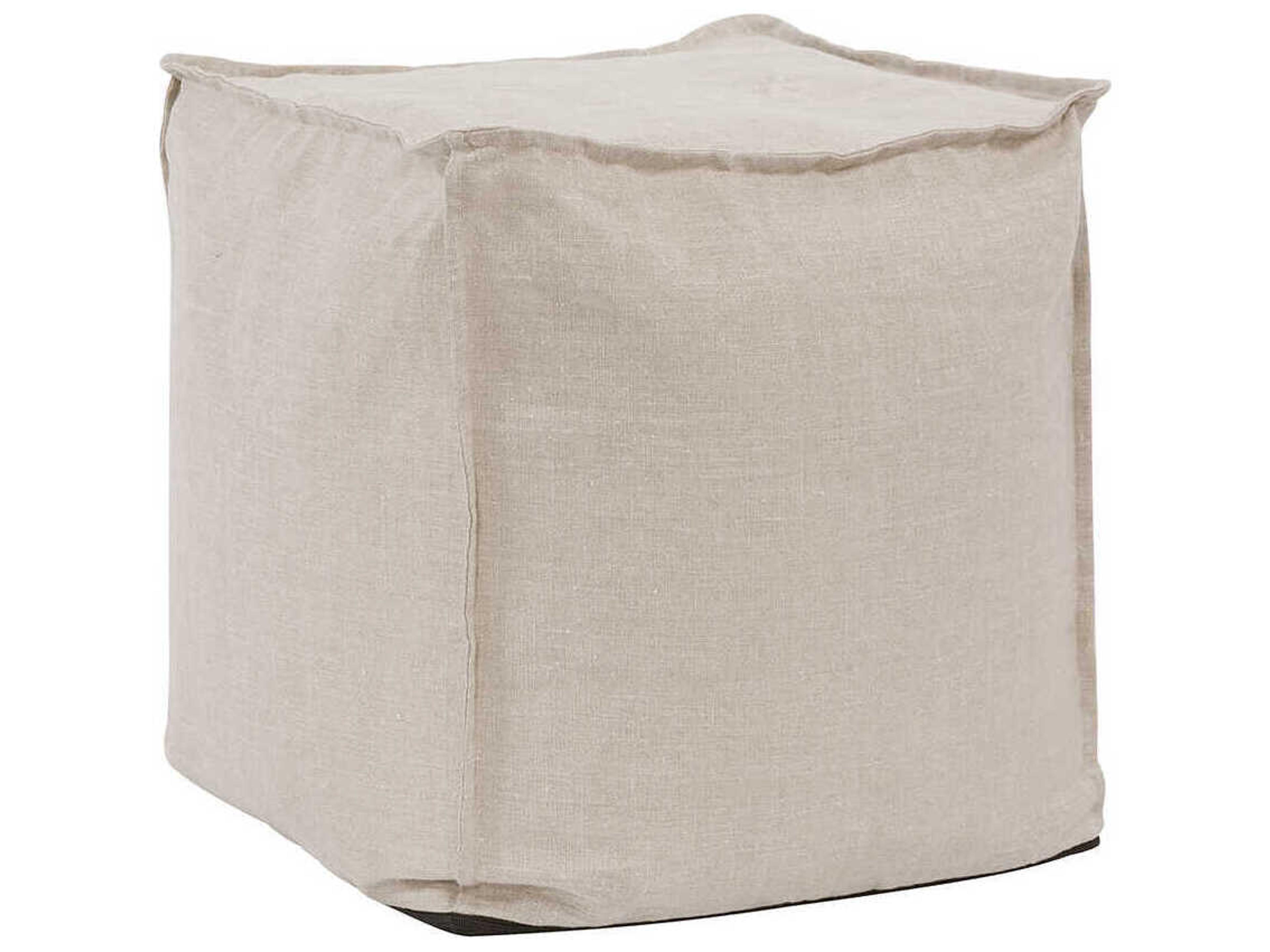 Upholstered Square Pouf