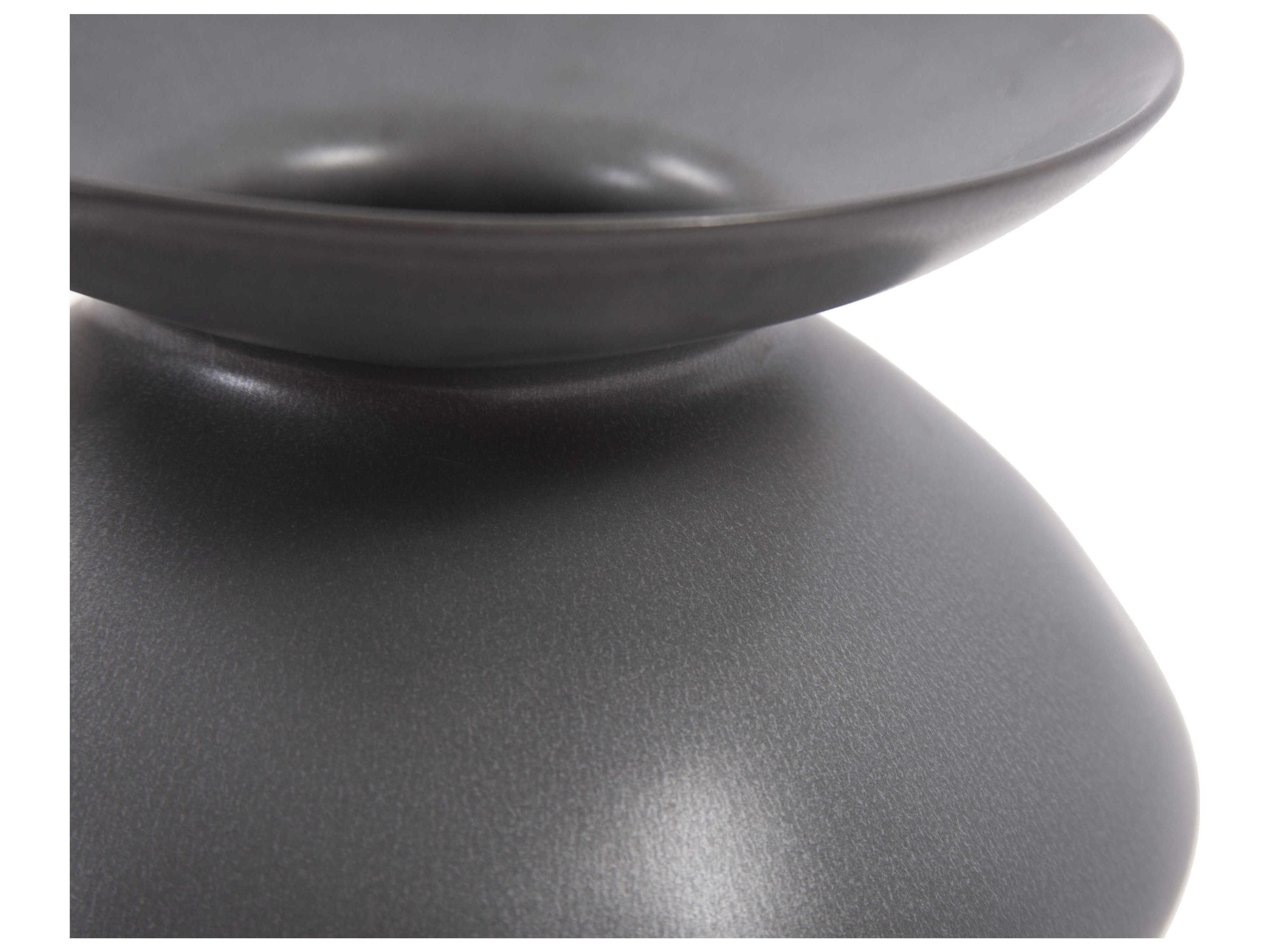 Howard Elliott Graphite Flared Vase