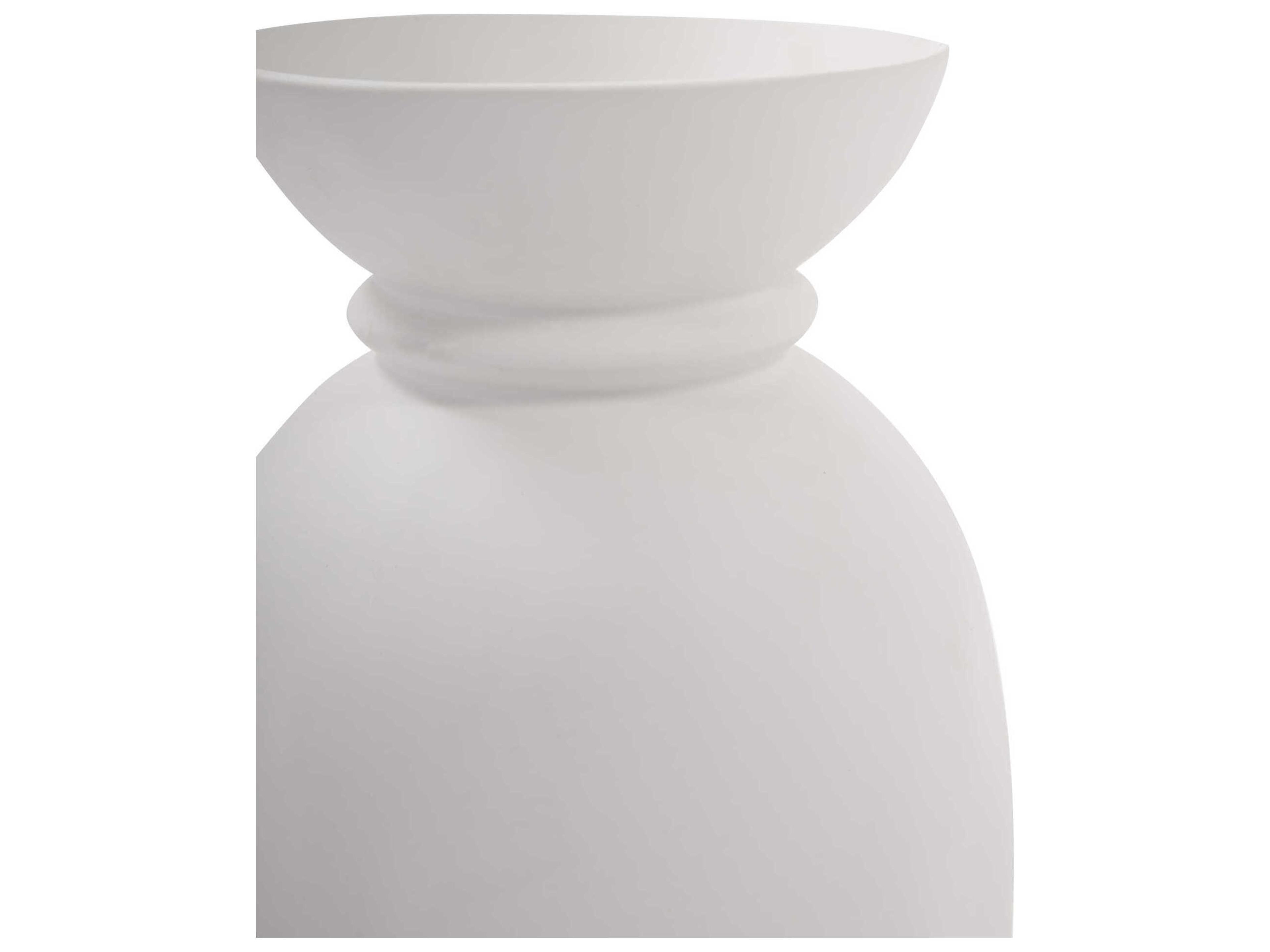 Howard Elliott Elbee Matte White Vase
