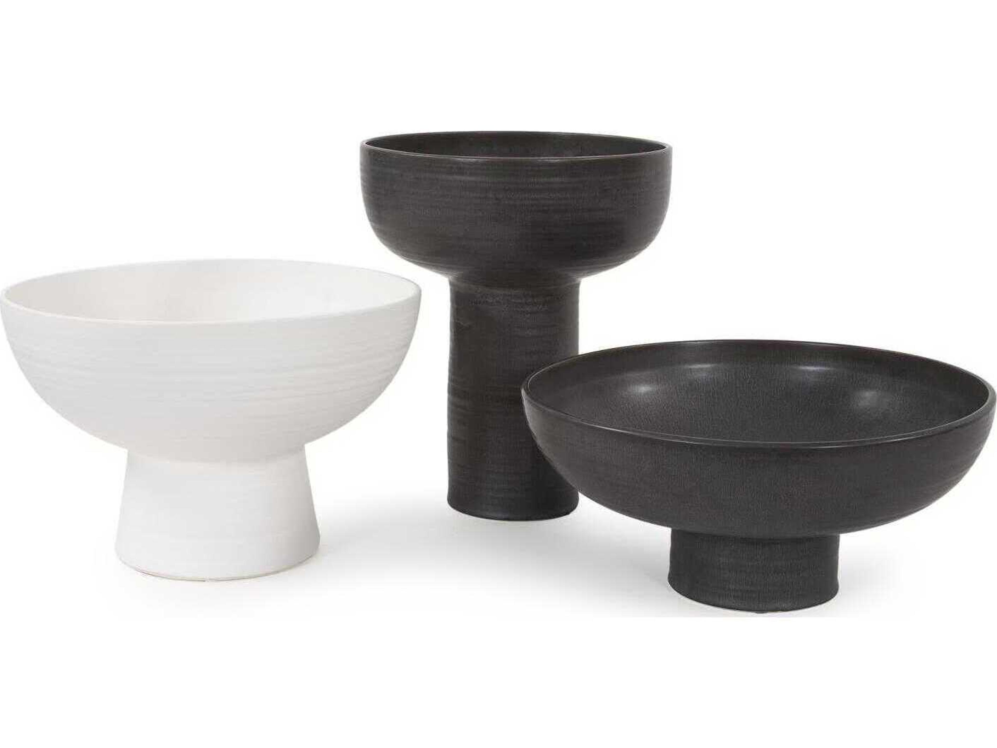 Howard Elliott Ryman Charcoal Ceramic Decorative Bowl