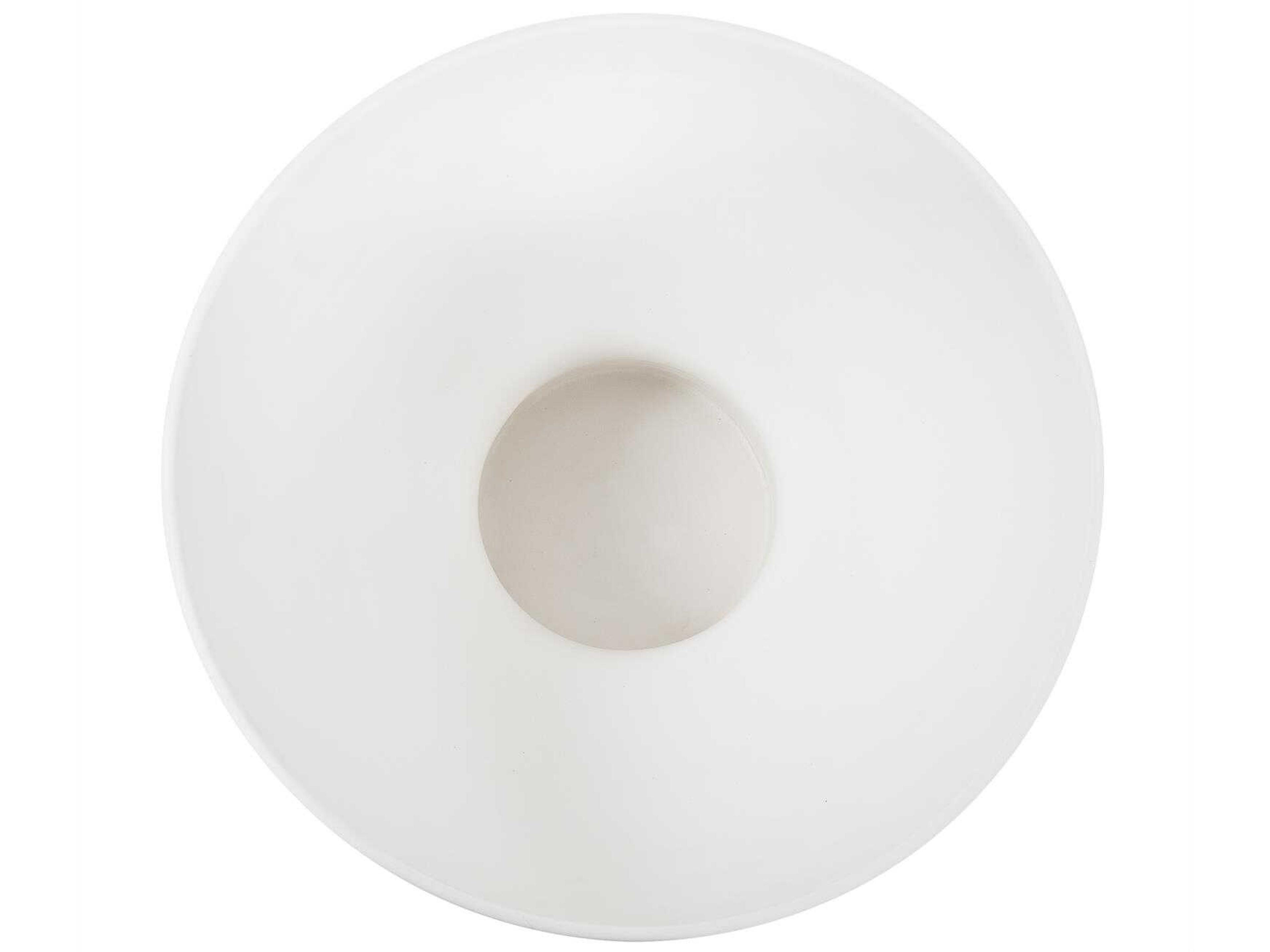Howard Elliott Ryman Ultra White Ceramic Decorative Bowl