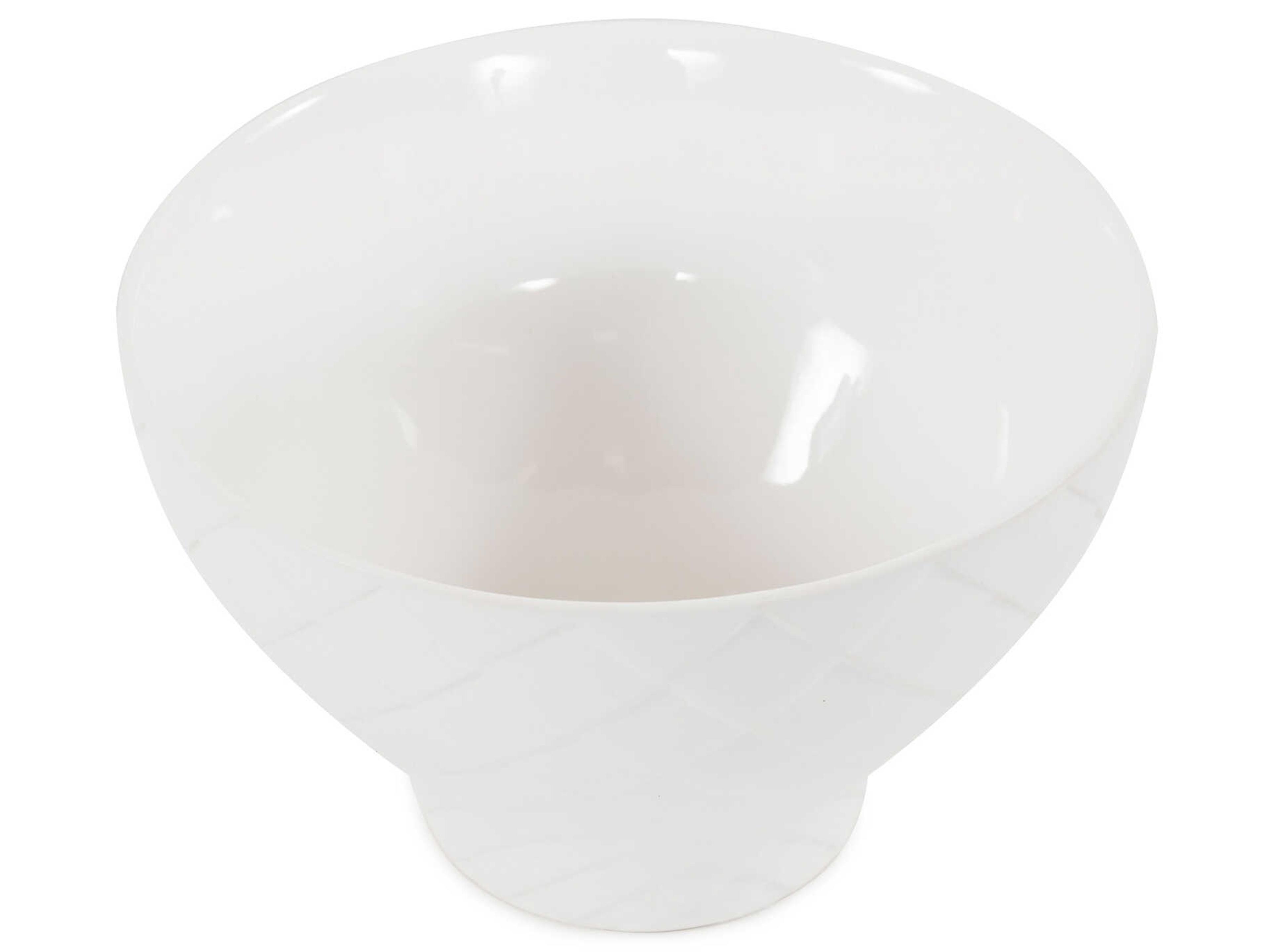 Howard Elliott Harlequin White Earnware Pot