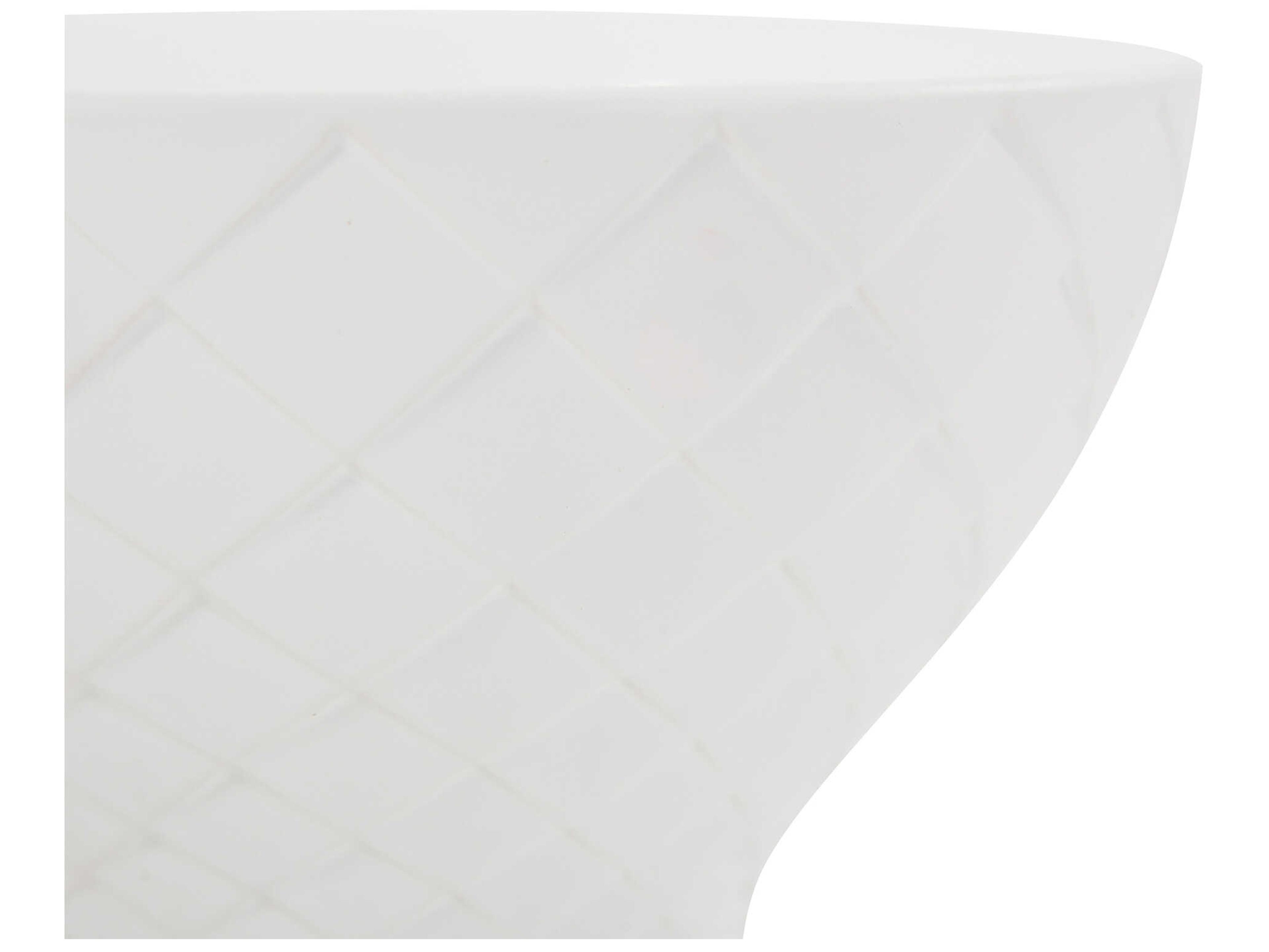 Howard Elliott Harlequin White Earnware Pot