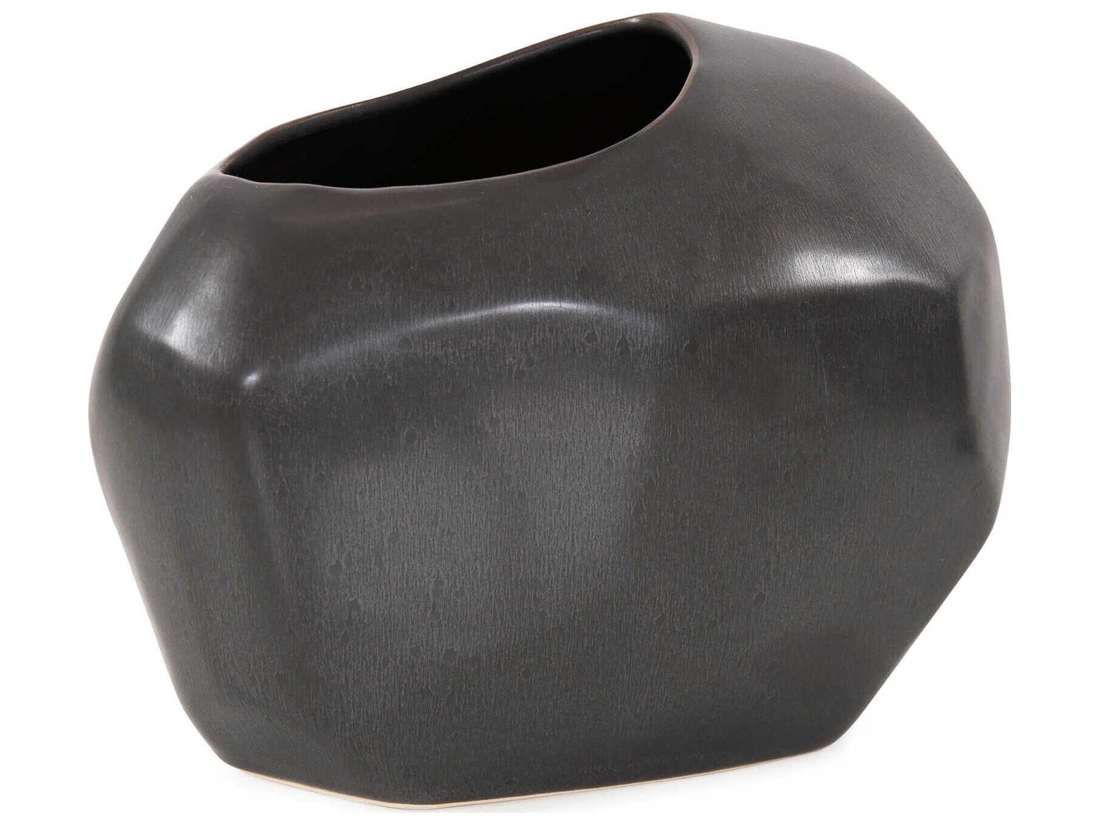 Howard Elliott Gray Graphite Vase