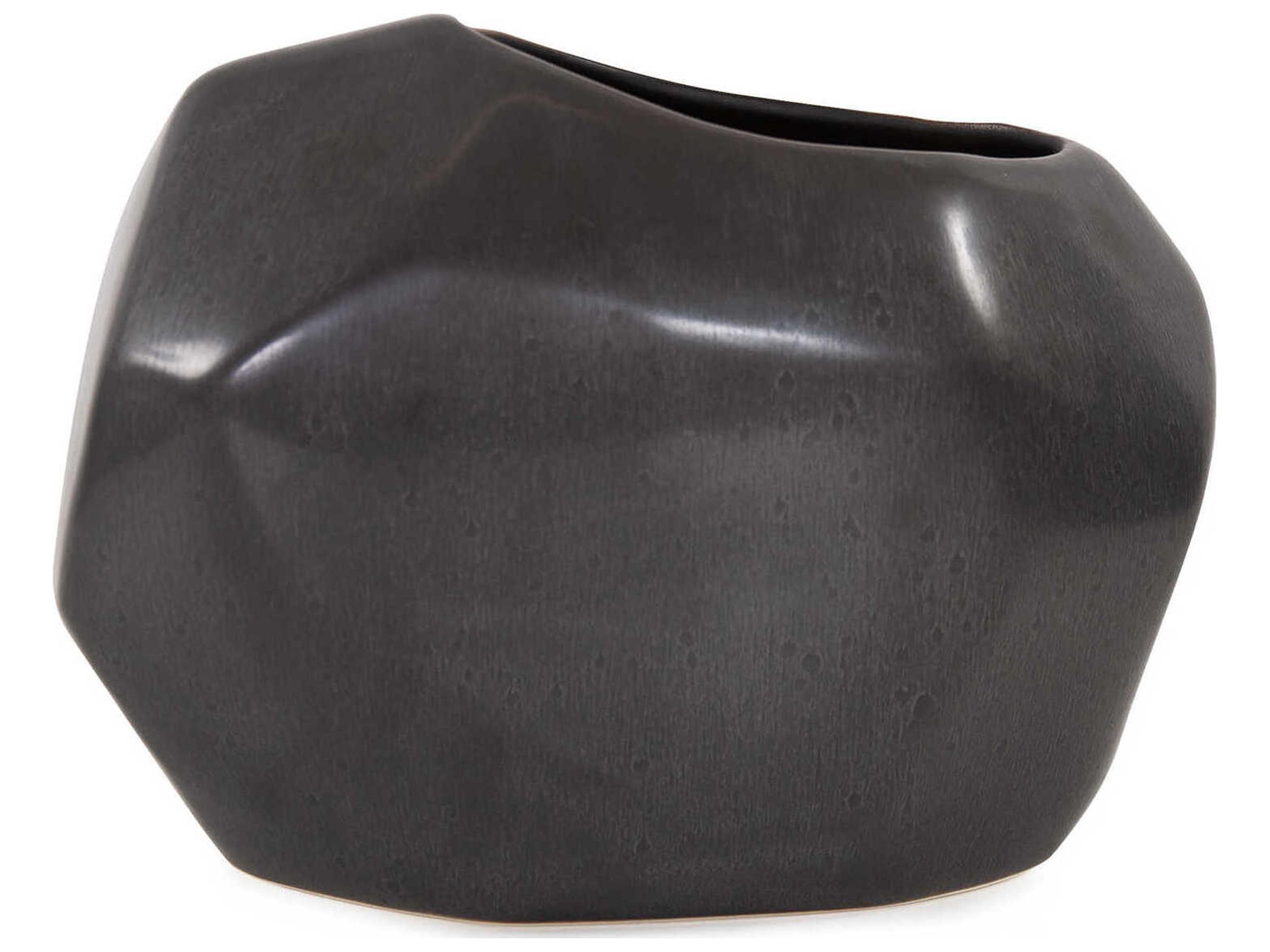 Howard Elliott Gray Graphite Vase