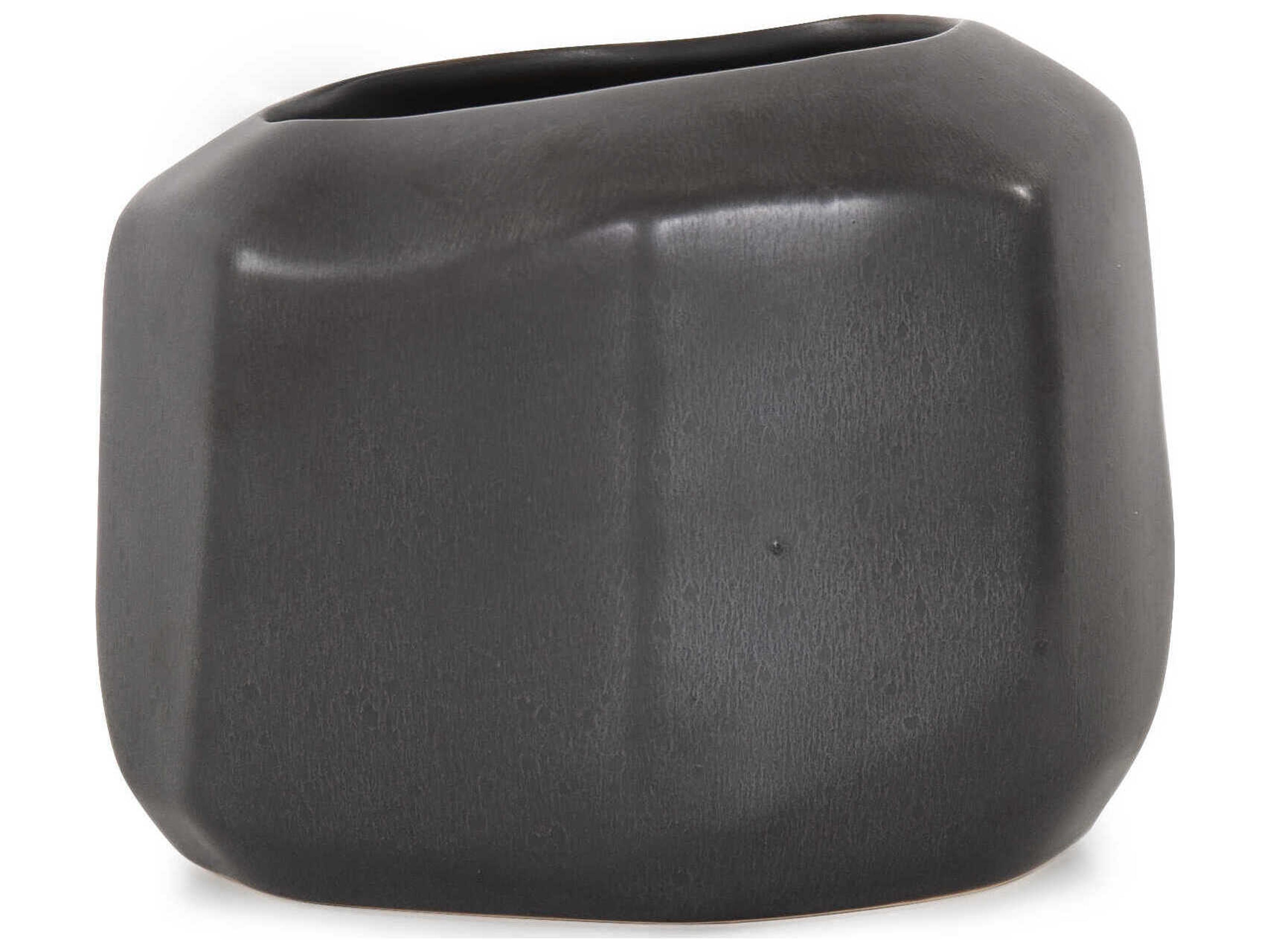 Howard Elliott Gray Graphite Vase