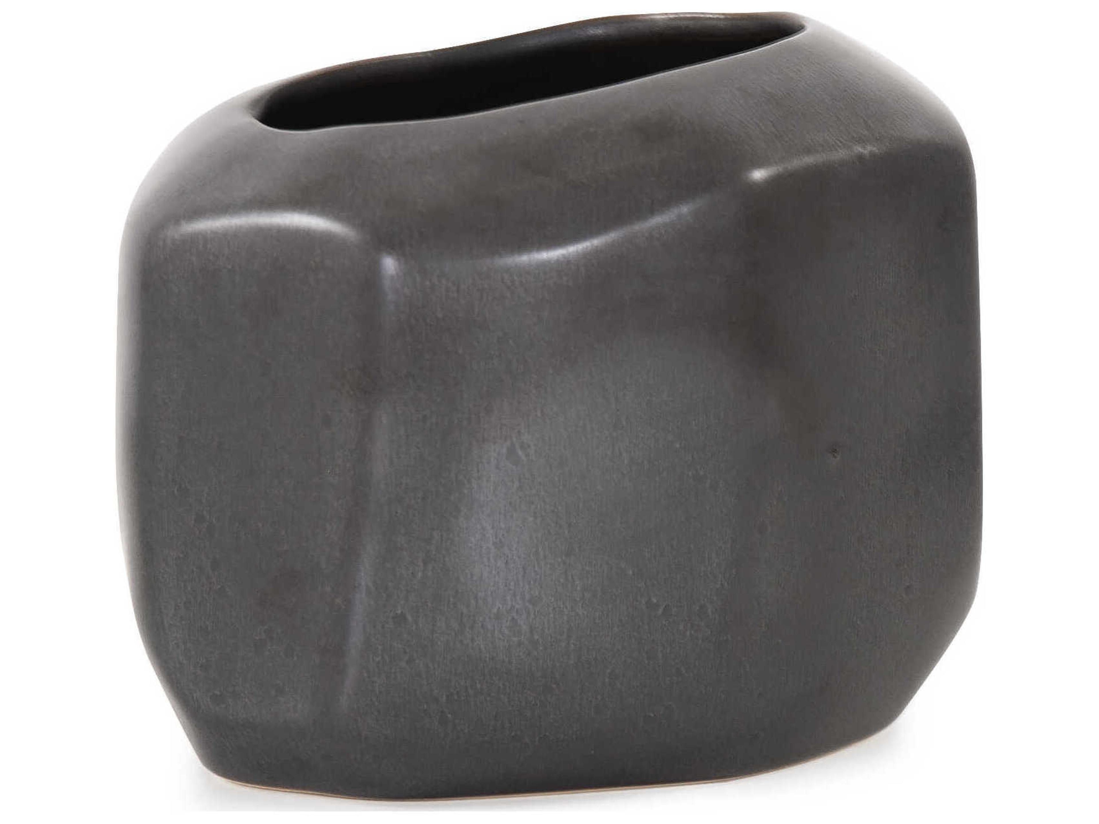 Howard Elliott Gray Graphite Vase