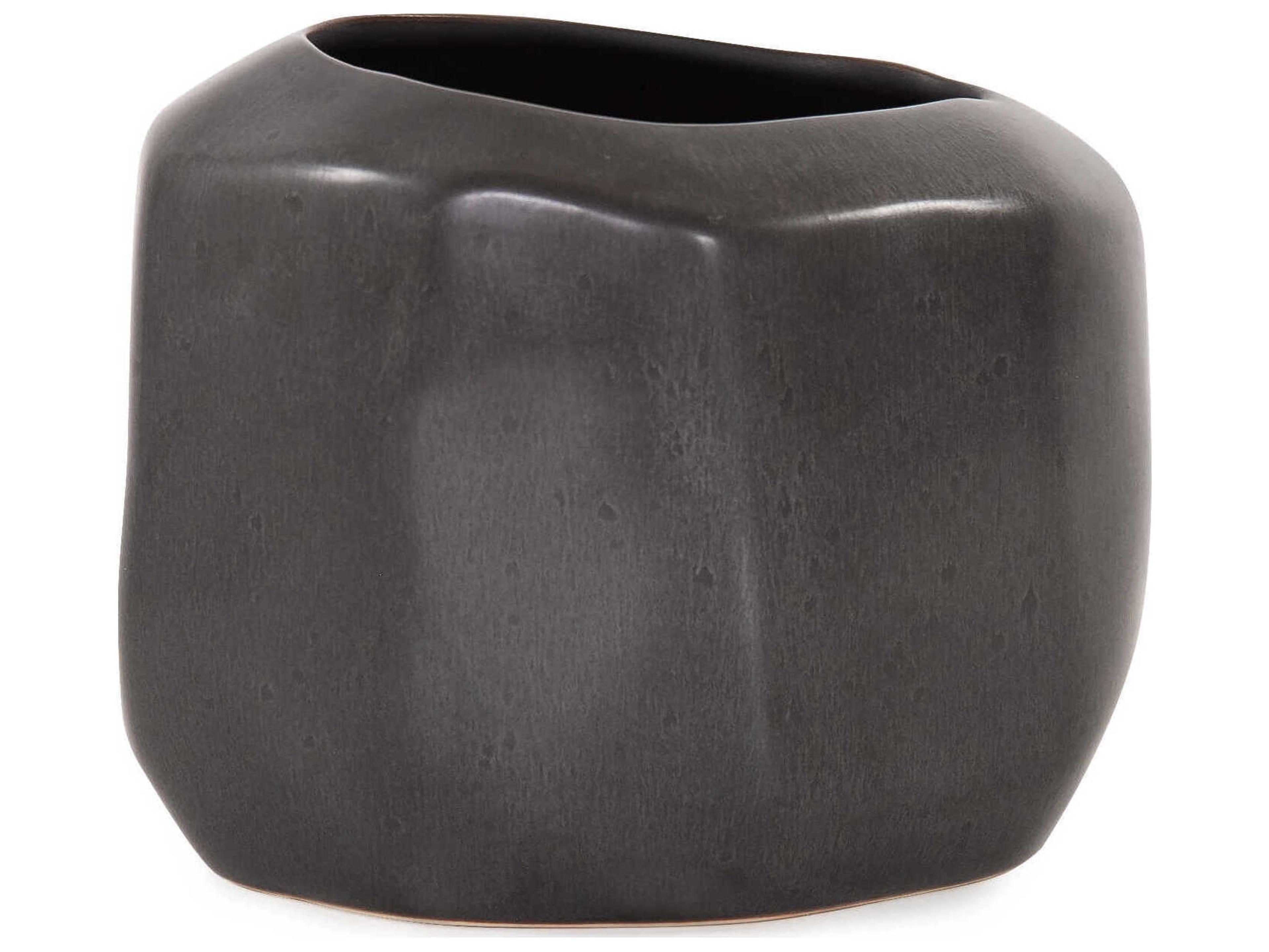 Howard Elliott Gray Graphite Vase