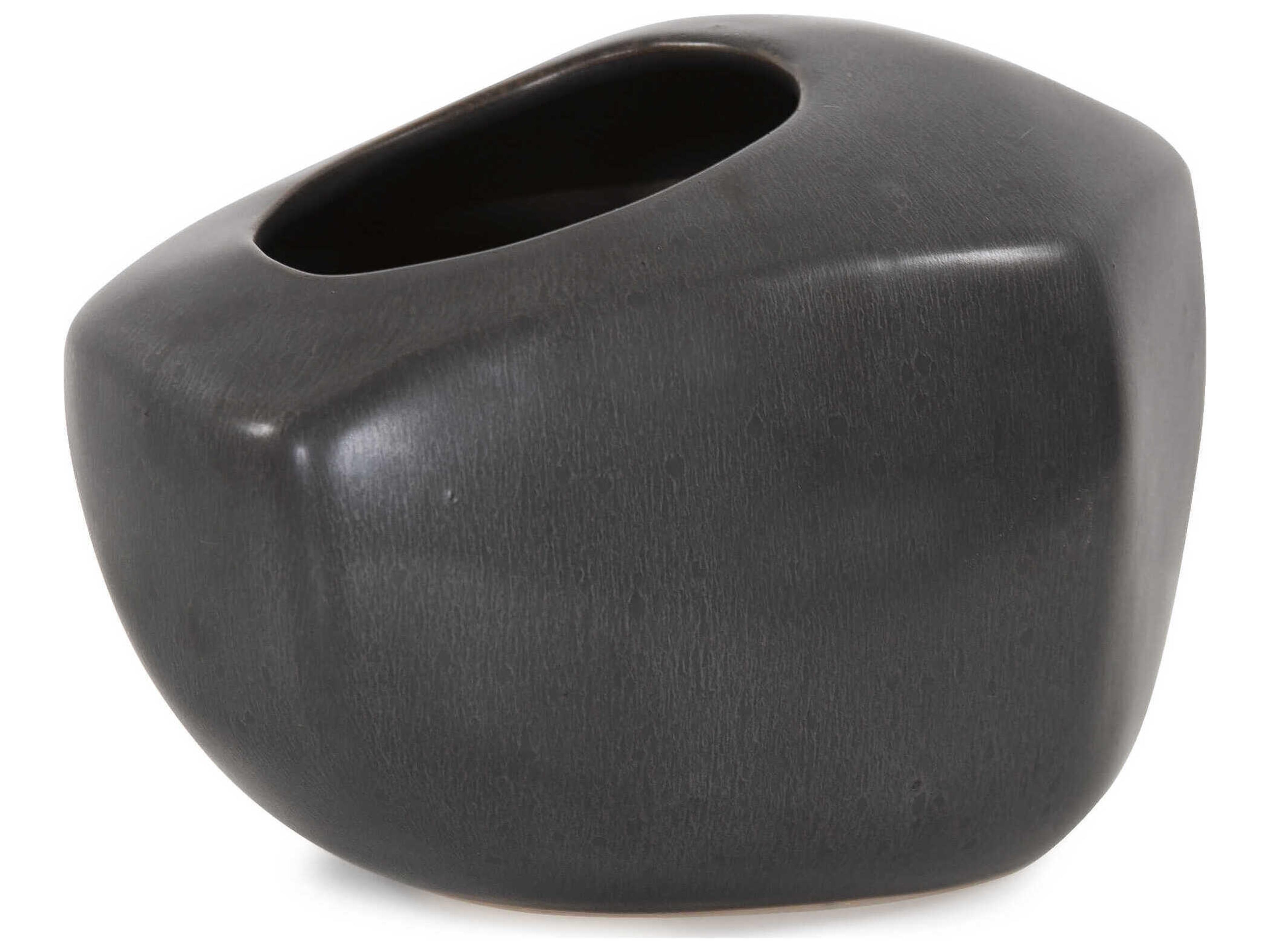 Howard Elliott Gray Graphite Vase