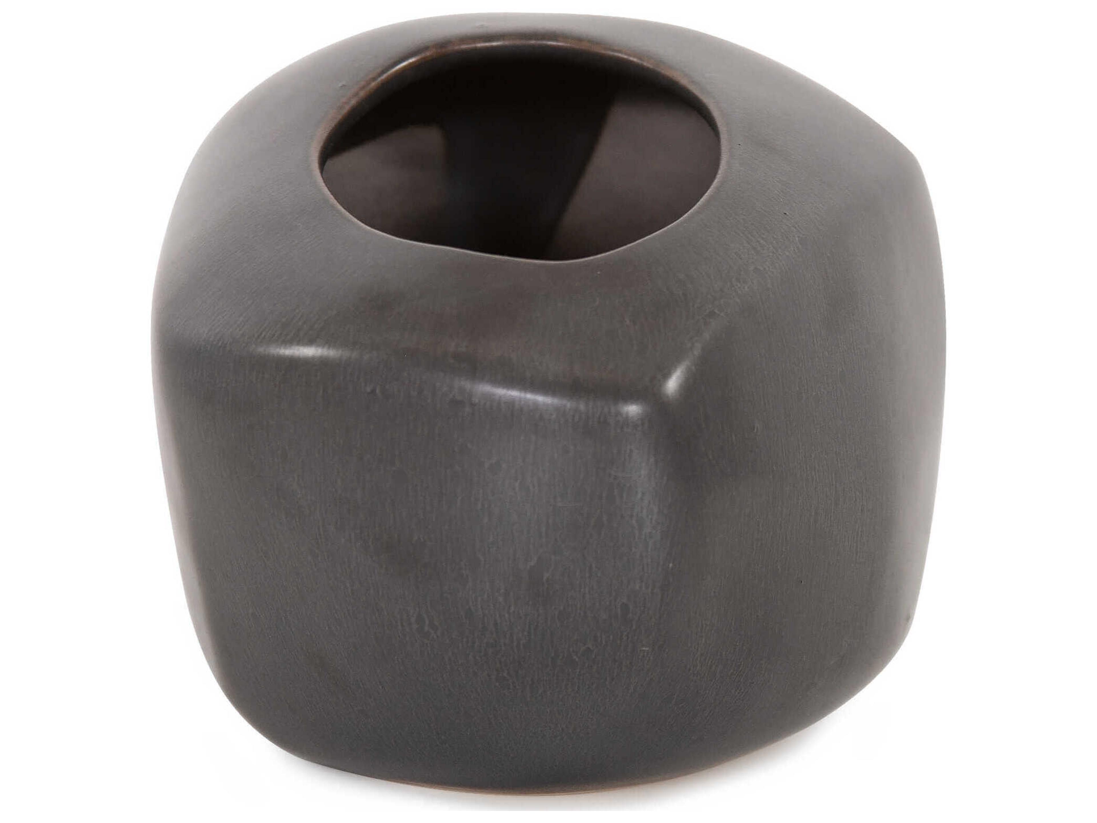 Howard Elliott Gray Graphite Vase