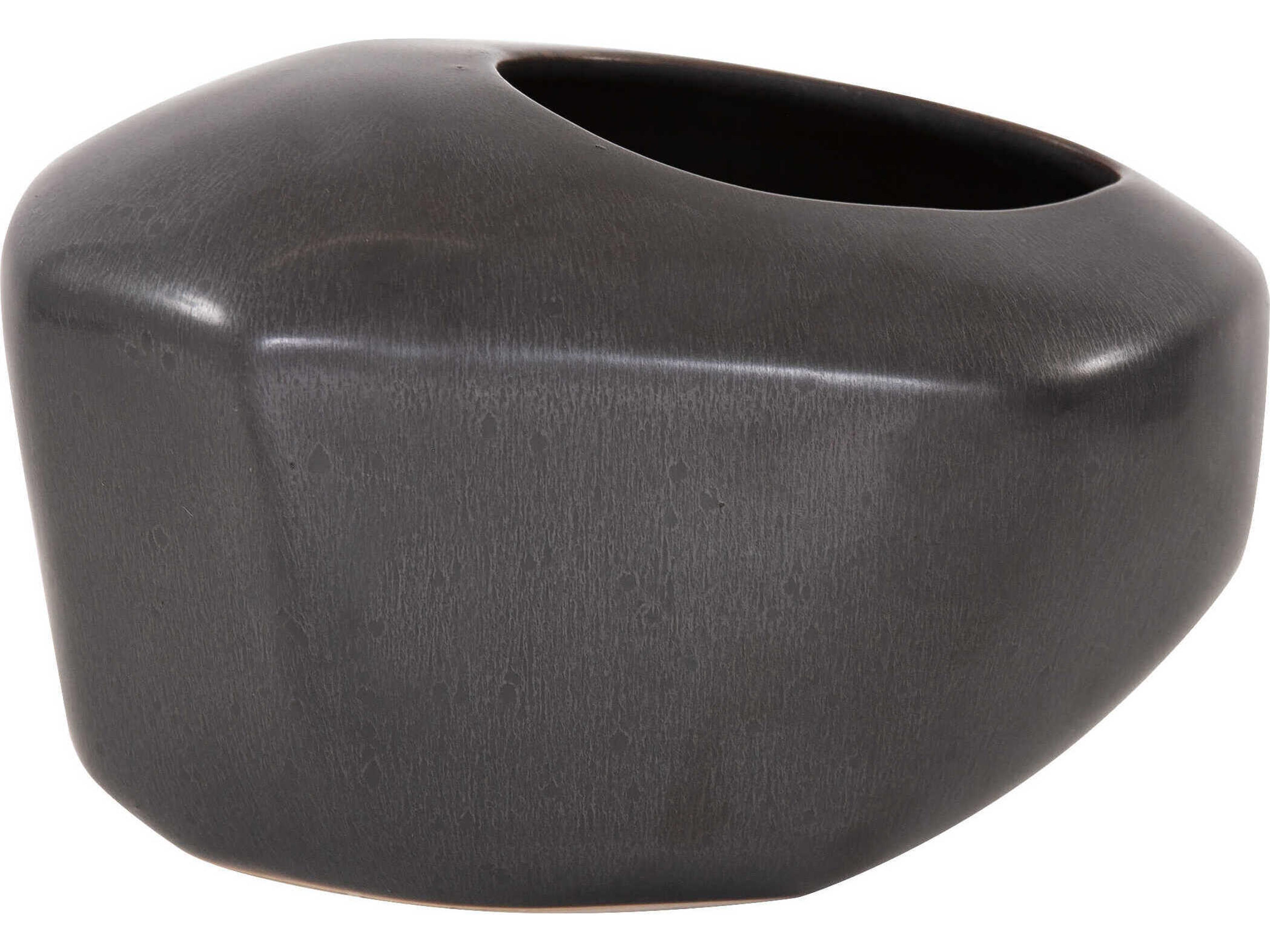 Howard Elliott Gray Graphite Vase