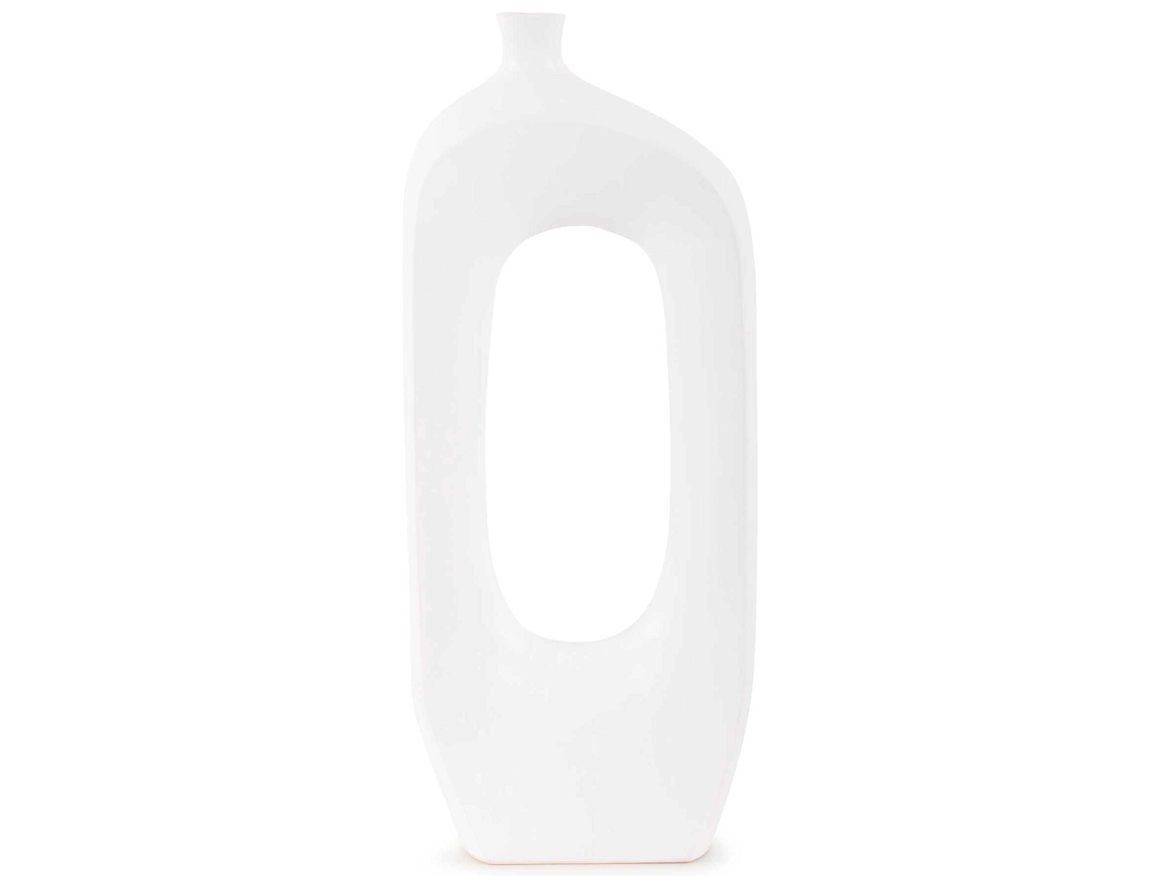 Hayden Matte White Vase
