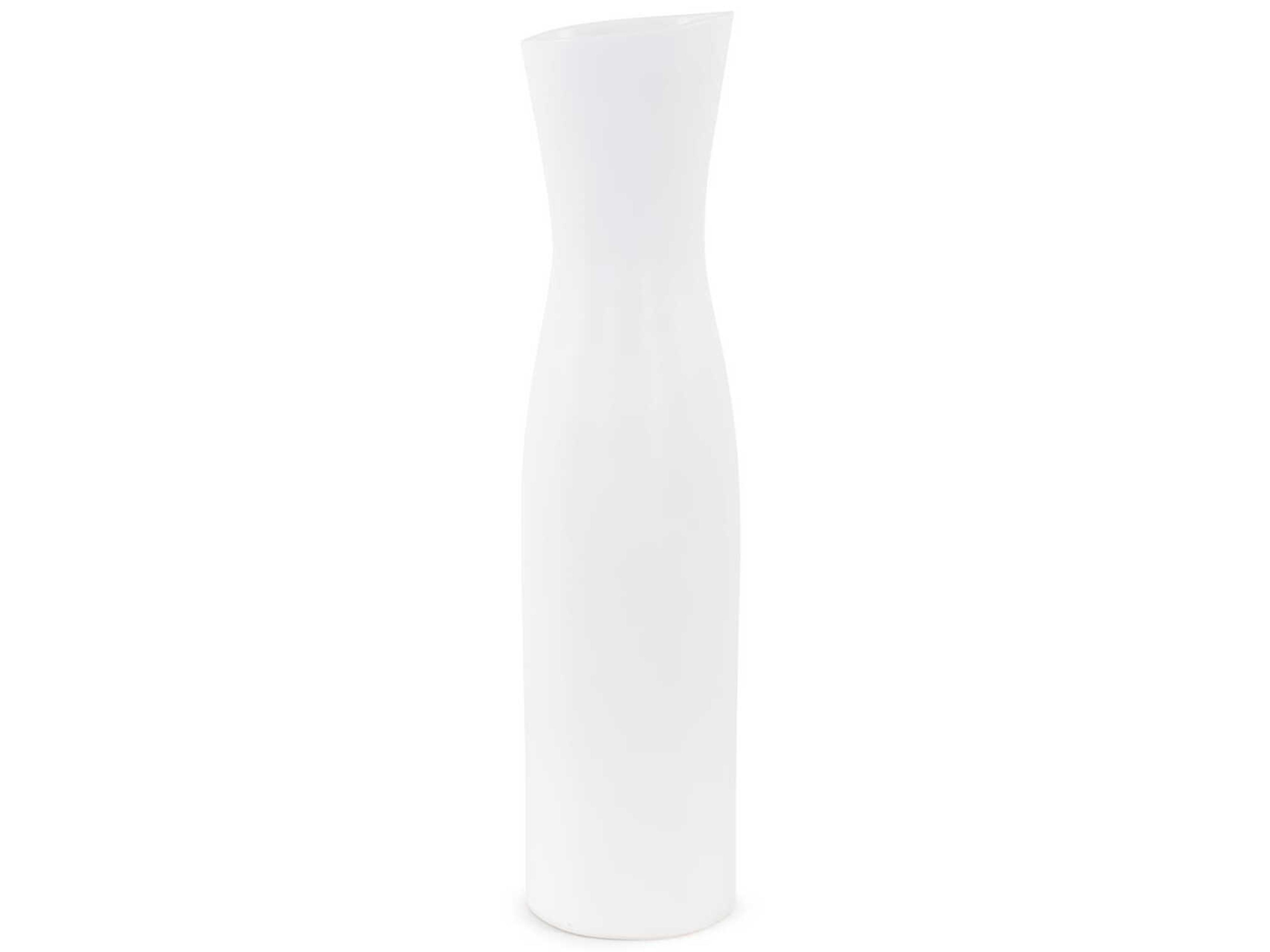 Larek Matte White Vase