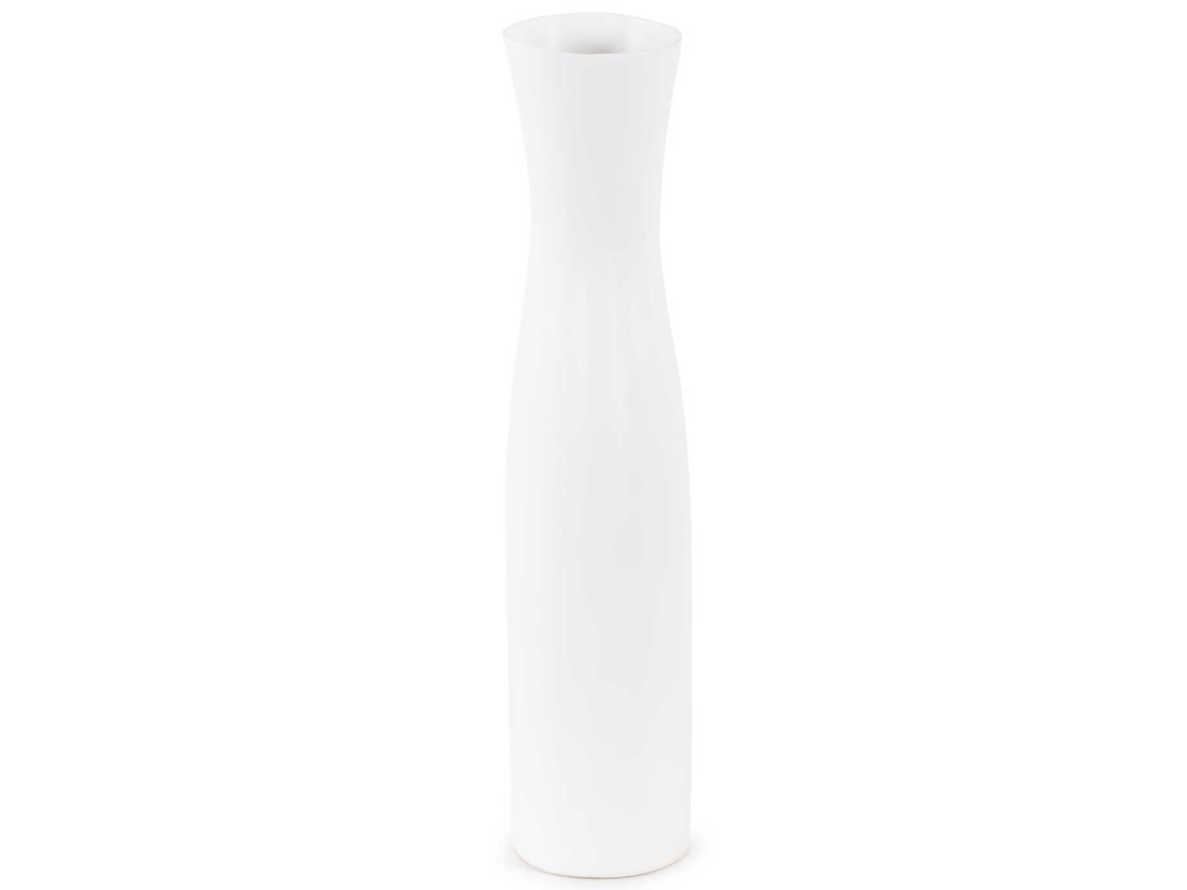 Howard Elliott Larek Matte White Vase