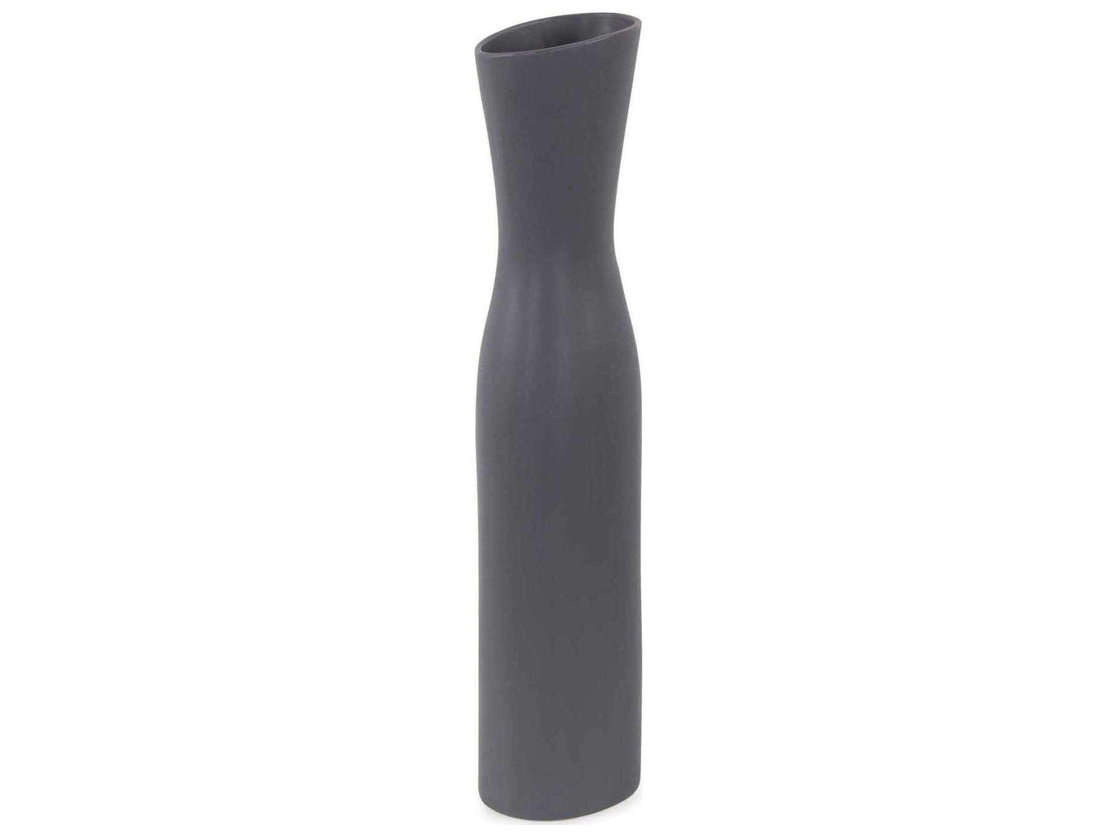 Howard Elliott Larek Matte Gray Vase