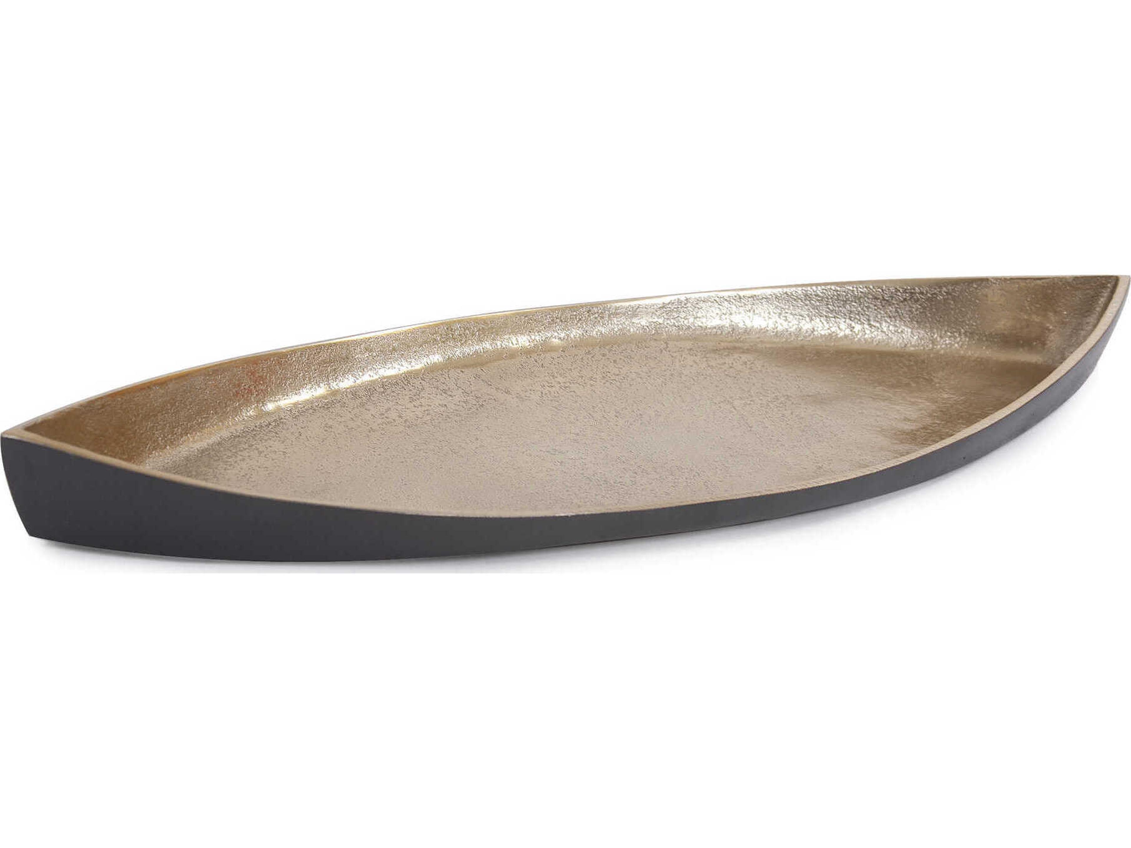 Howard Elliott Jordan Gold Graphite Serving Tray