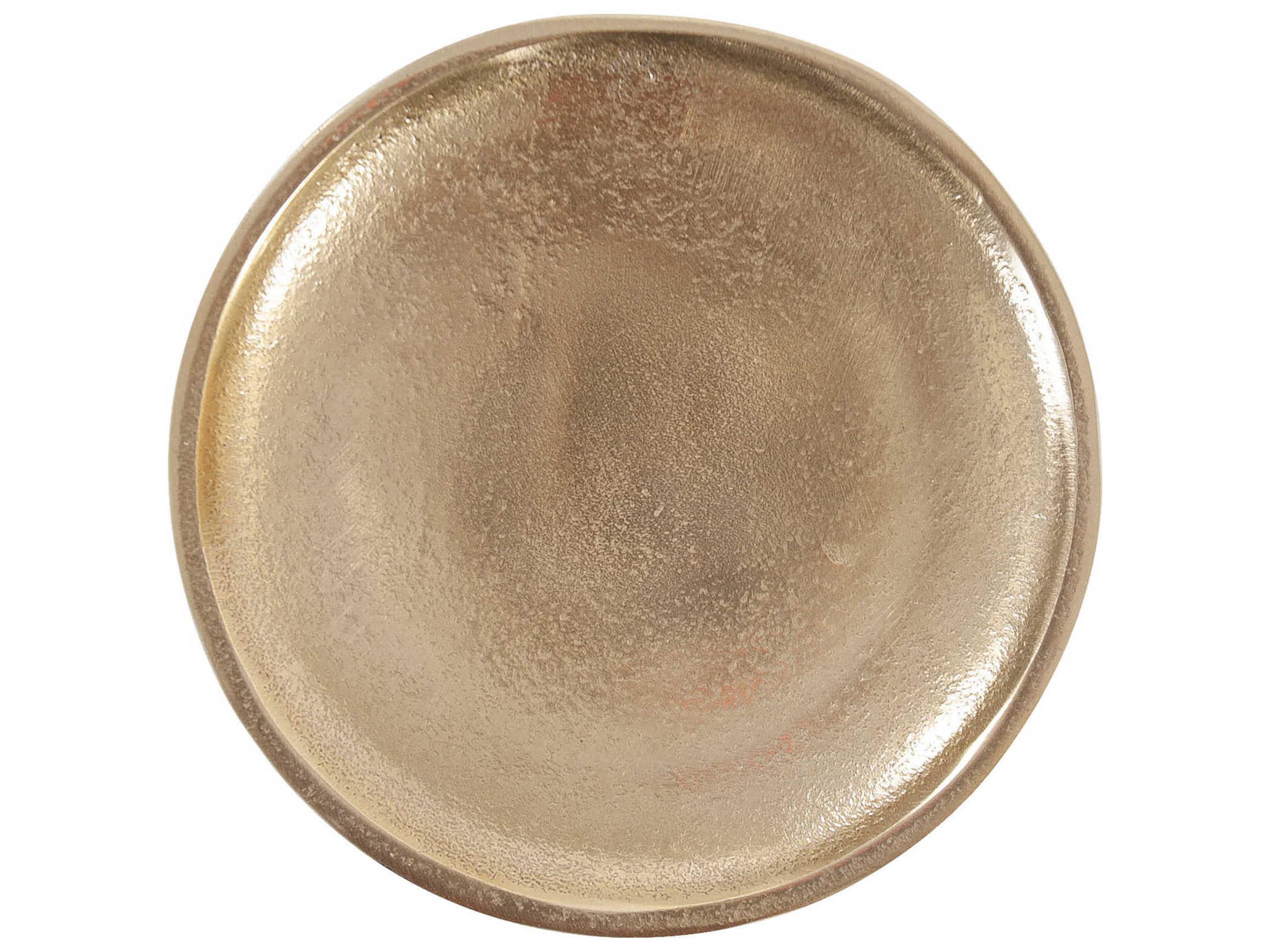 Howard Elliott Jordan Gold Graphite Pillar Candle Holder