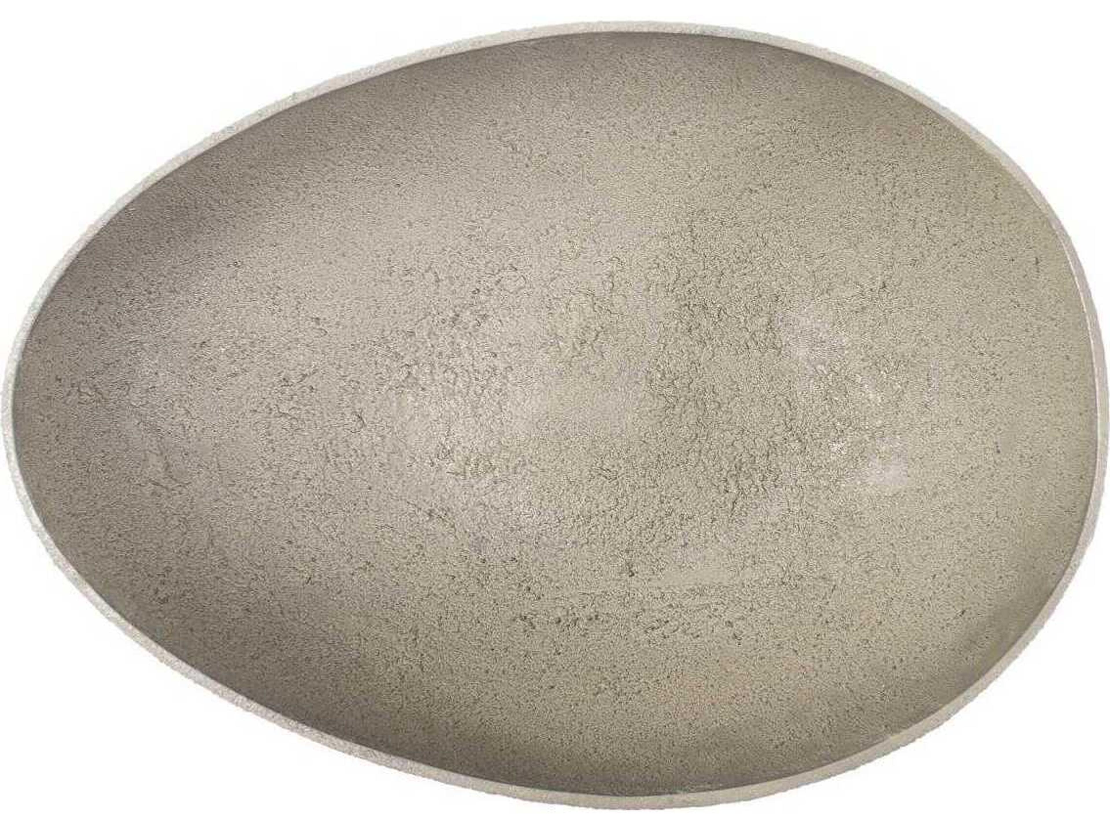 Howard Elliott Taupe Textured Blanton Oval Decorative Bowl