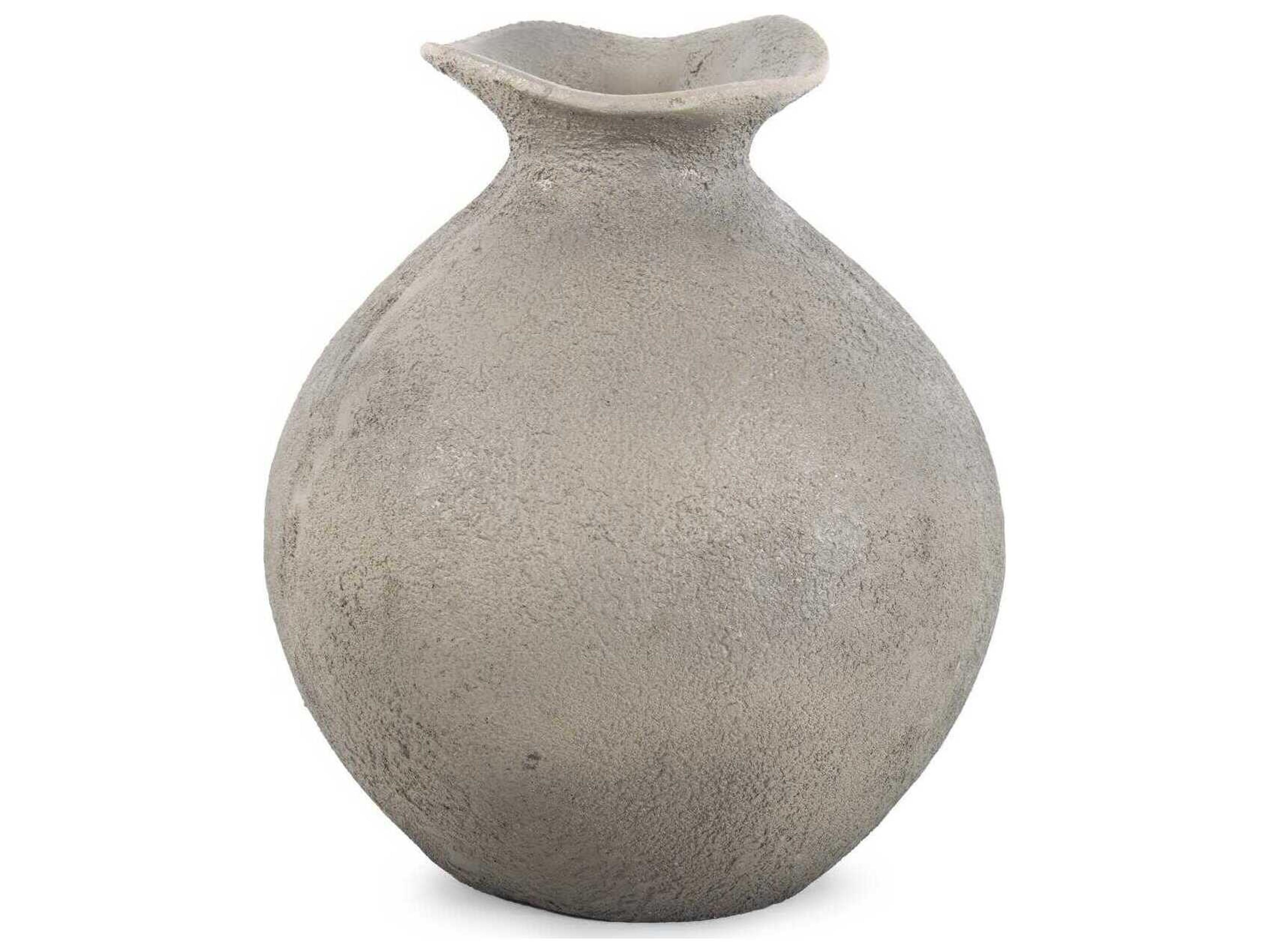 Textured Taupe Vase