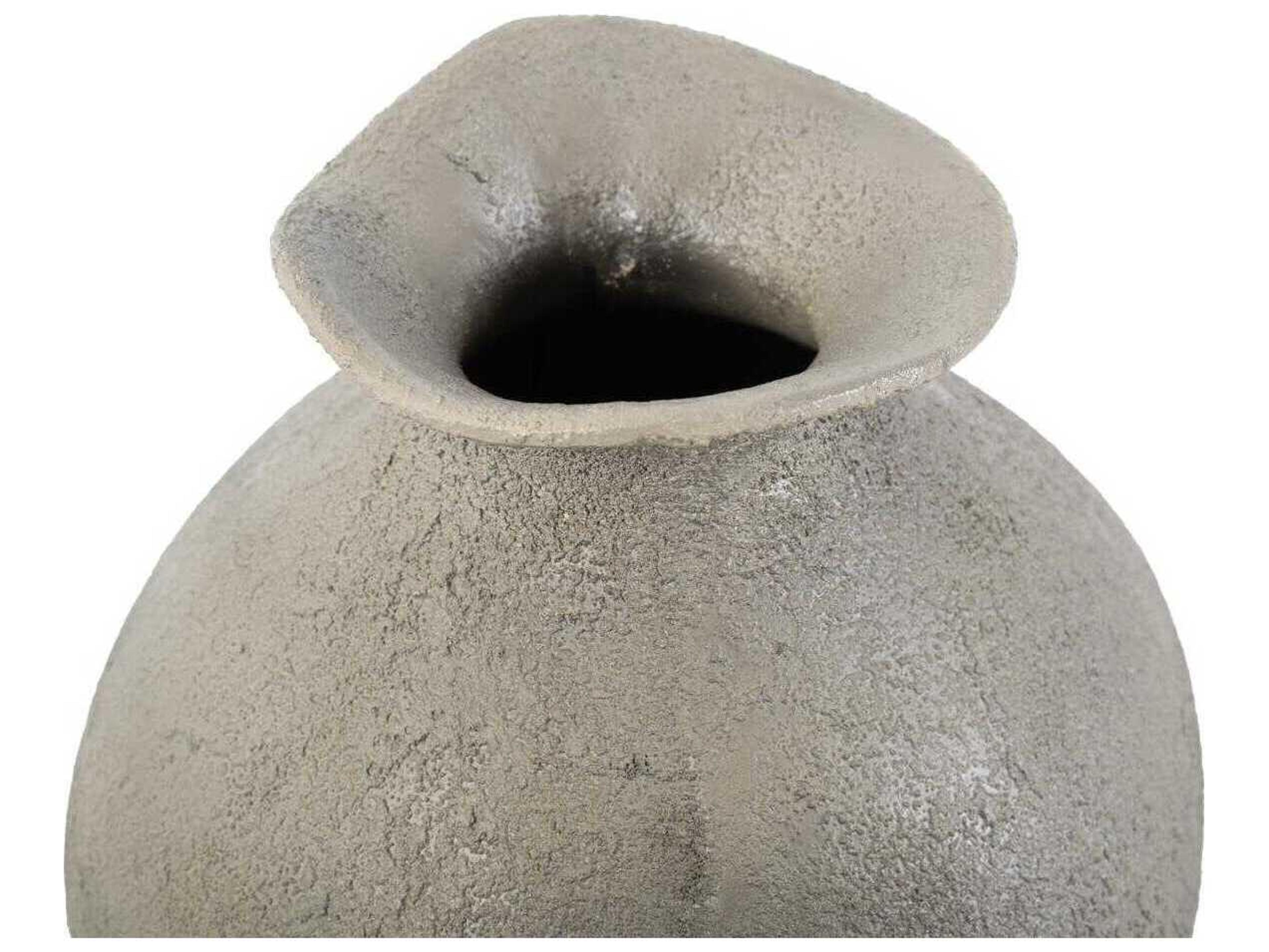 Howard Elliott Textured Taupe Vase
