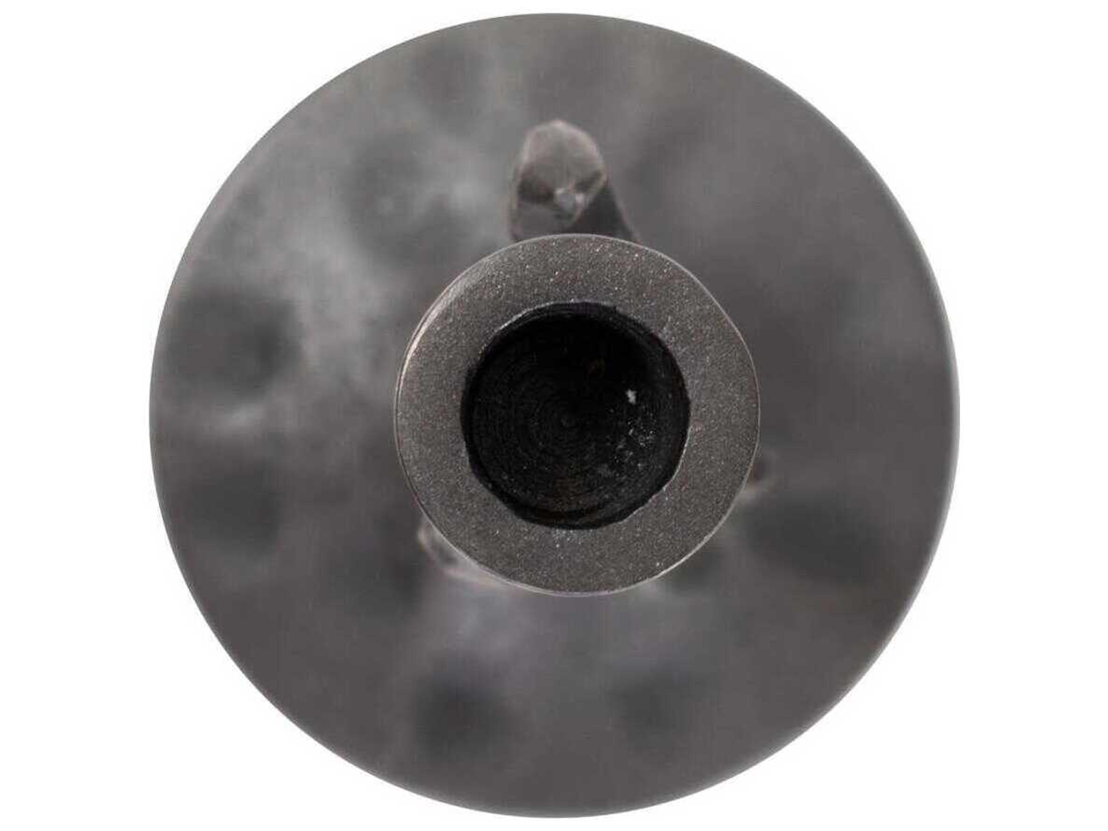 Howard Elliott Matte Black Crooked Branch Candlestick