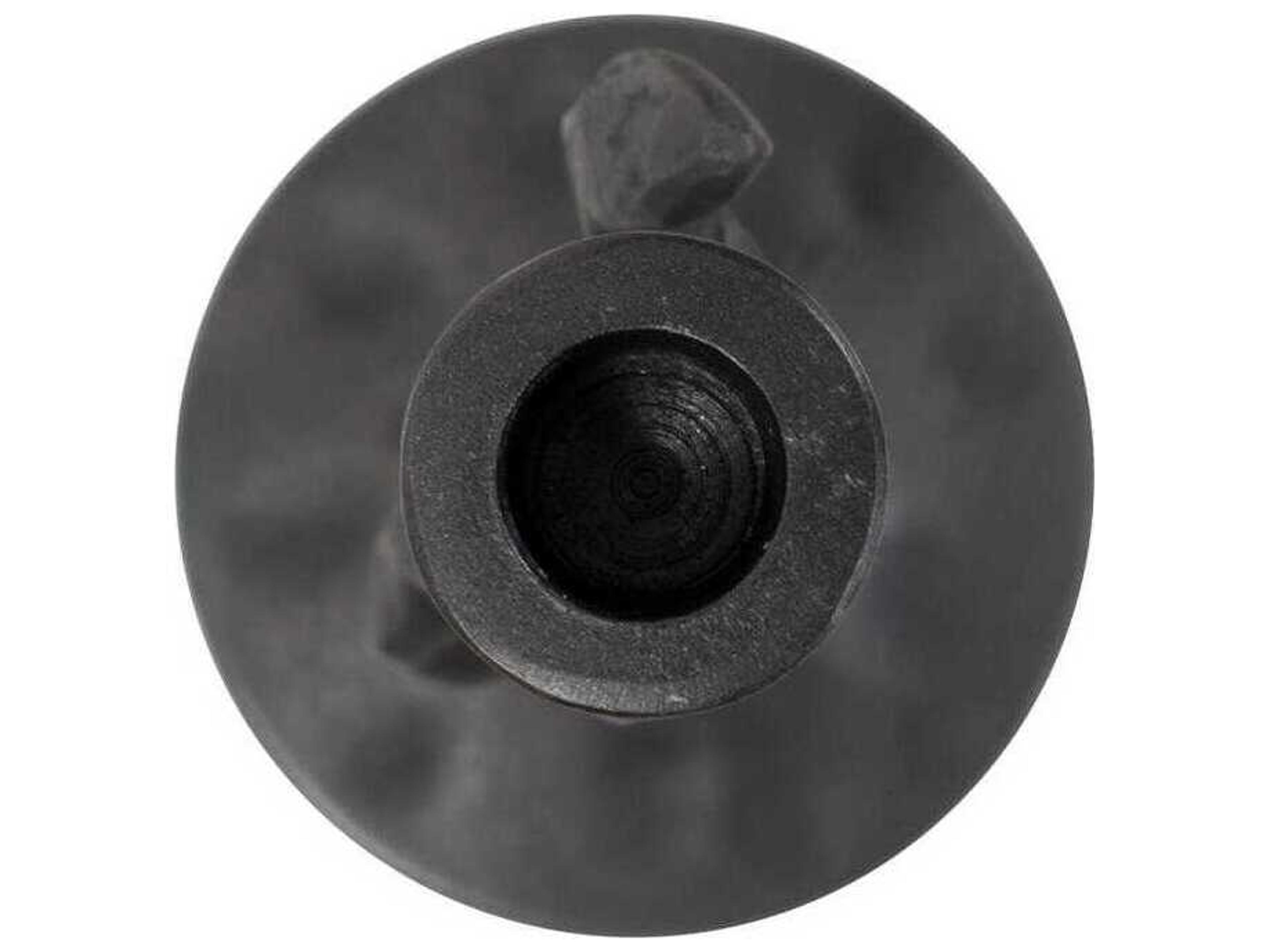 Howard Elliott Matte Black Crooked Branch Candlestick