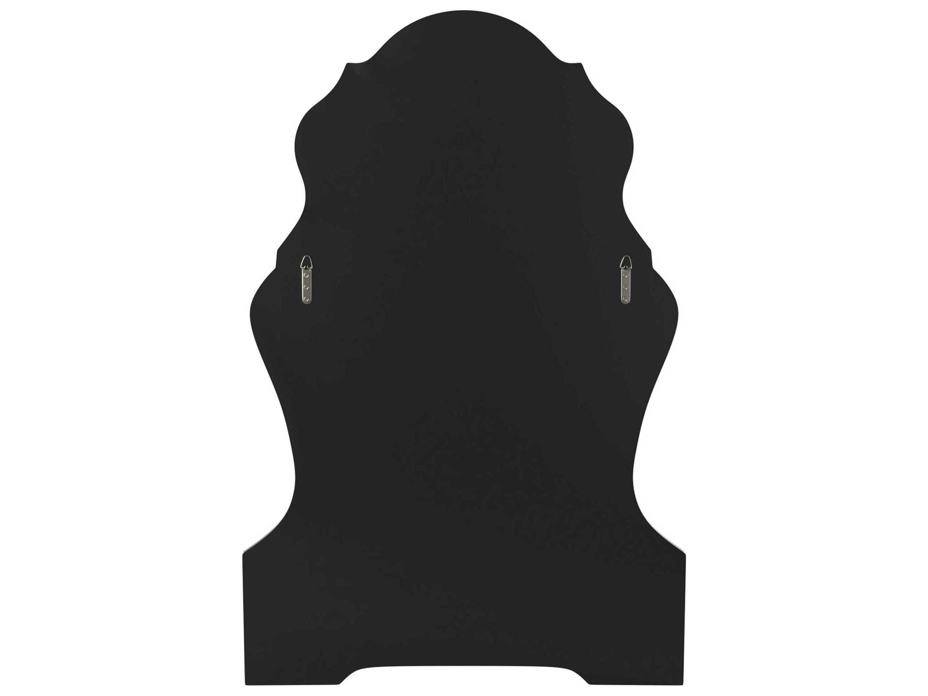 Howard Elliott Nadia Bright Silver Leaf Wall Mirror