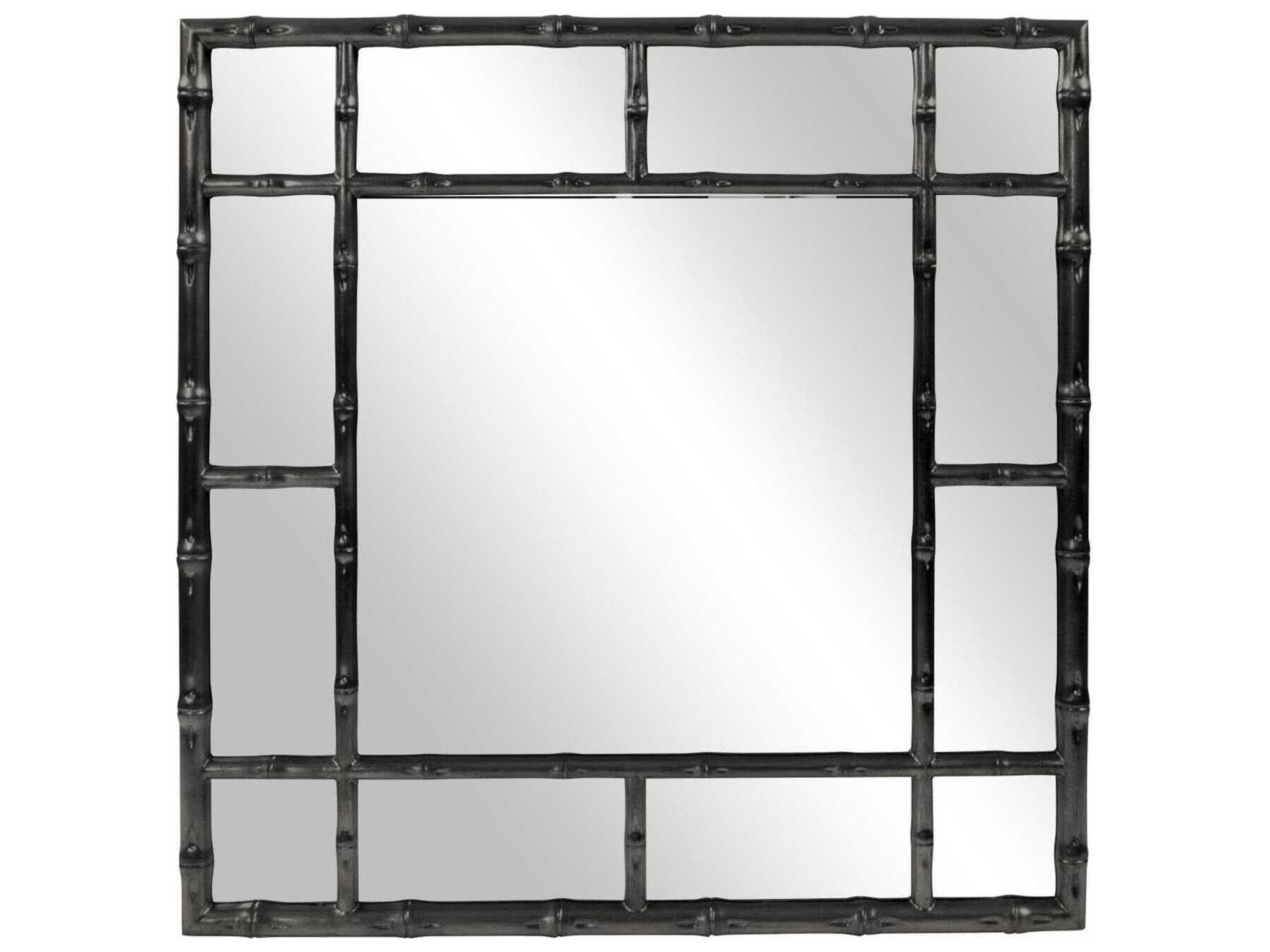 Bamboo Square Wall Mirror