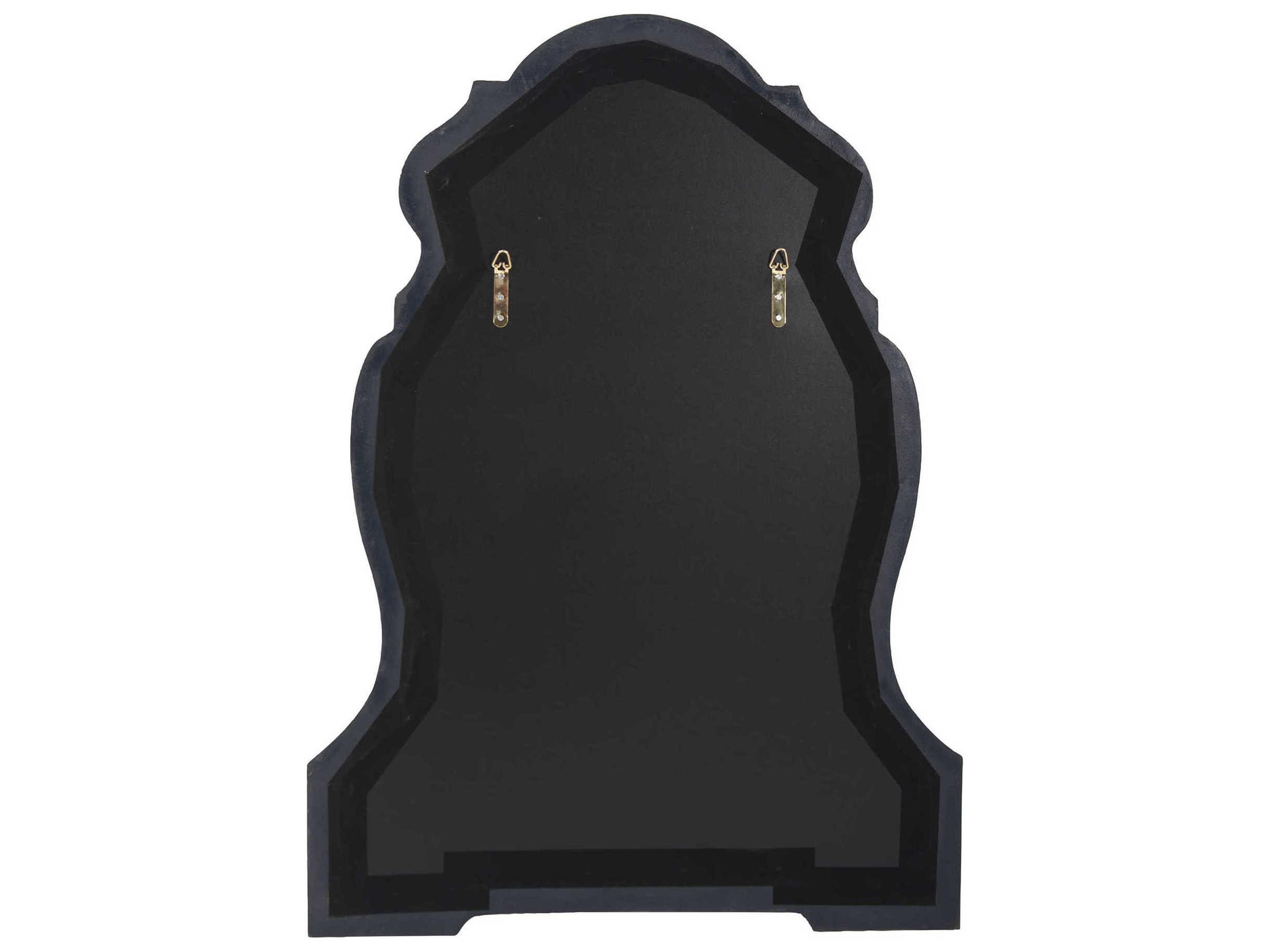 Howard Elliott Cleopatra Gold Leaf / White Wall Mirror