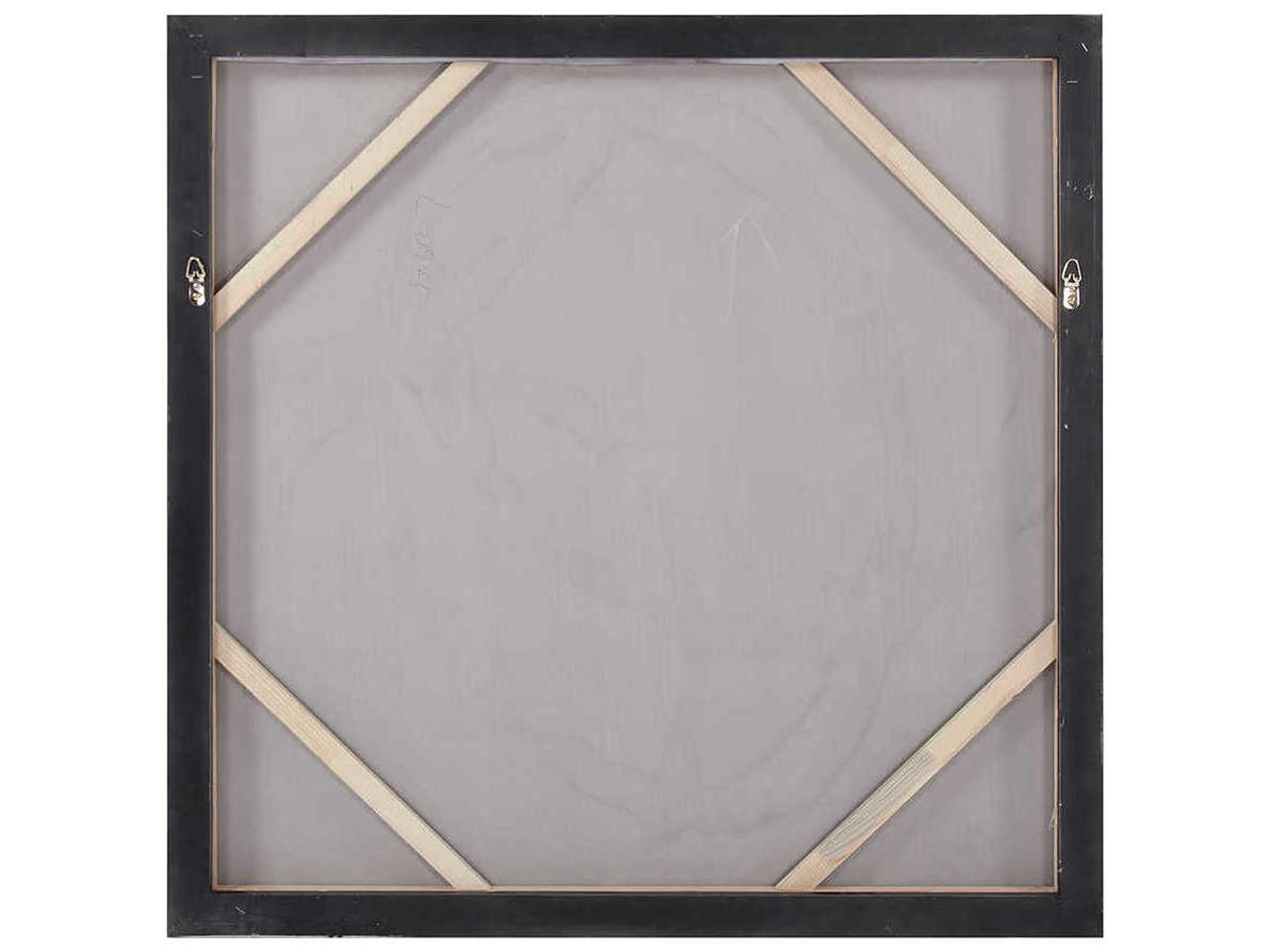 Howard Elliott Ballare White Hand Painted Canvas Wall Art