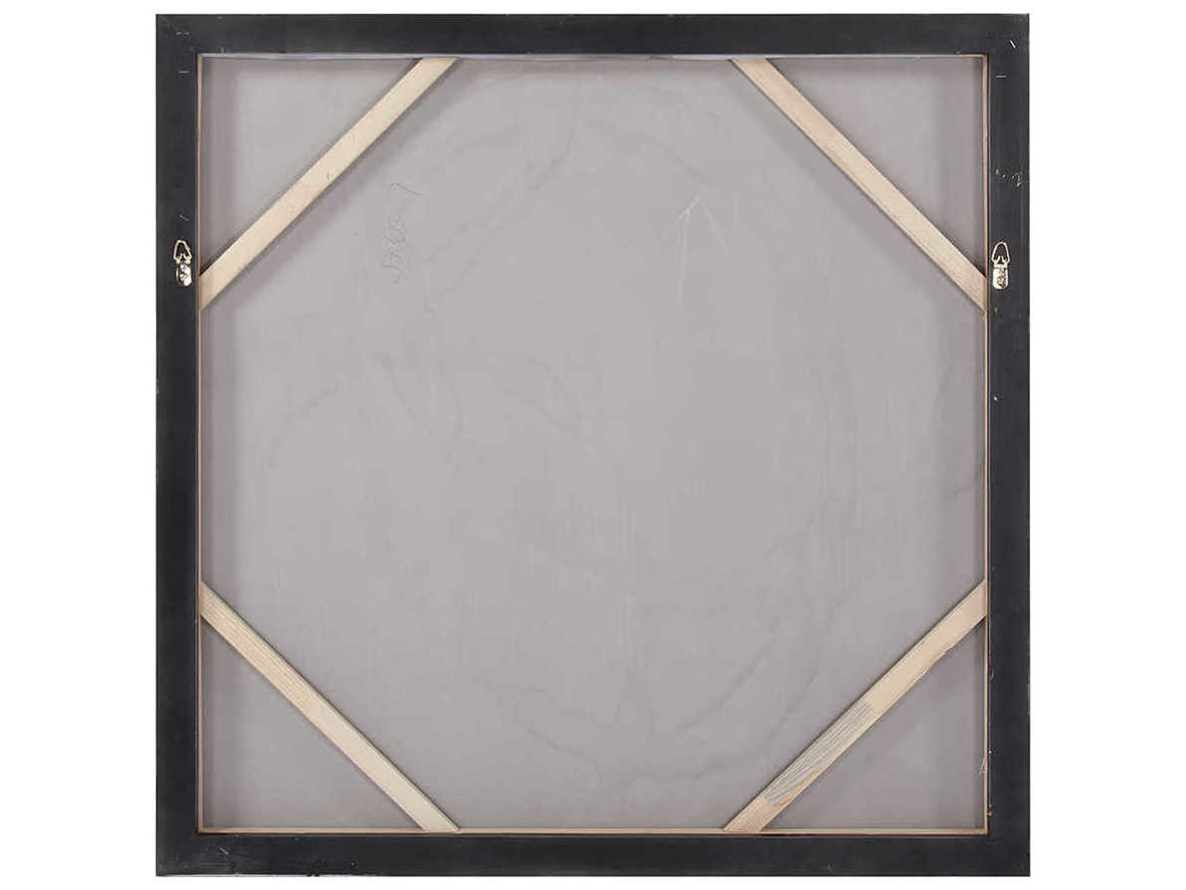 Howard Elliott Ballare White Hand Painted Canvas Wall Art