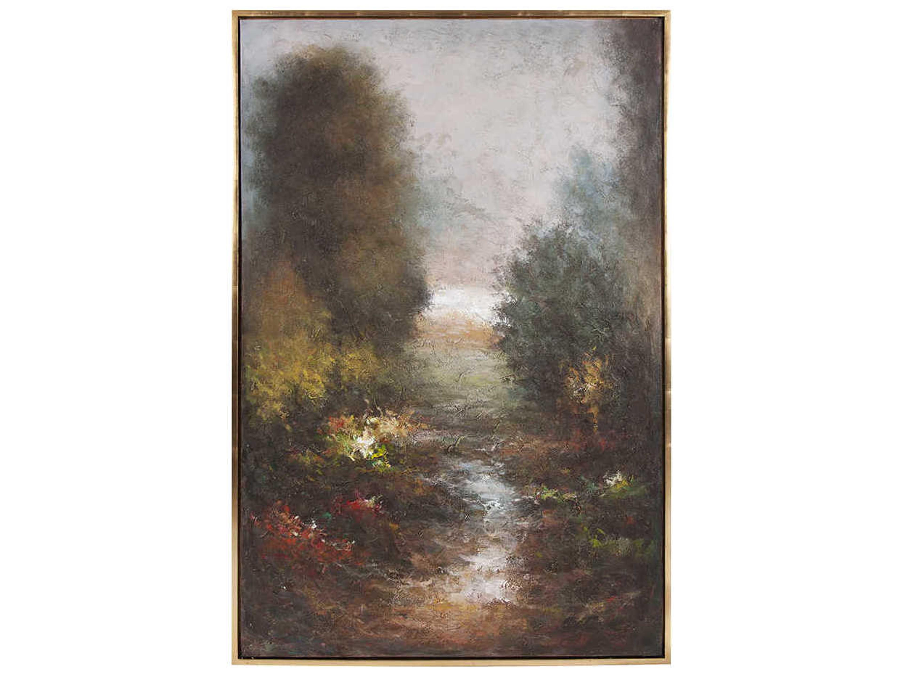 Silent River Hand Painted Canvas Wall Art