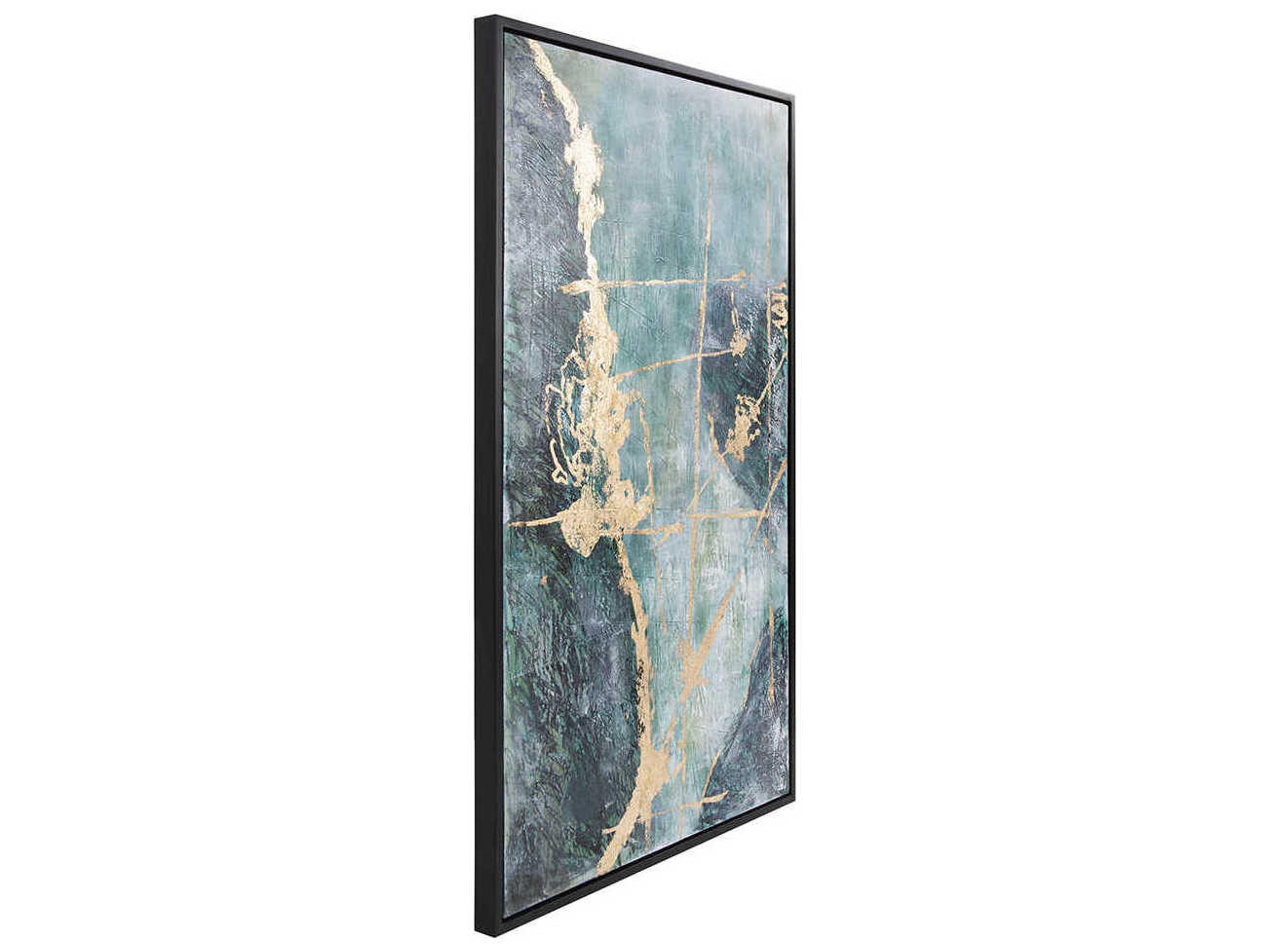 Howard Elliott Ocean Wave #2 Hand Painted Canvas Wall Art