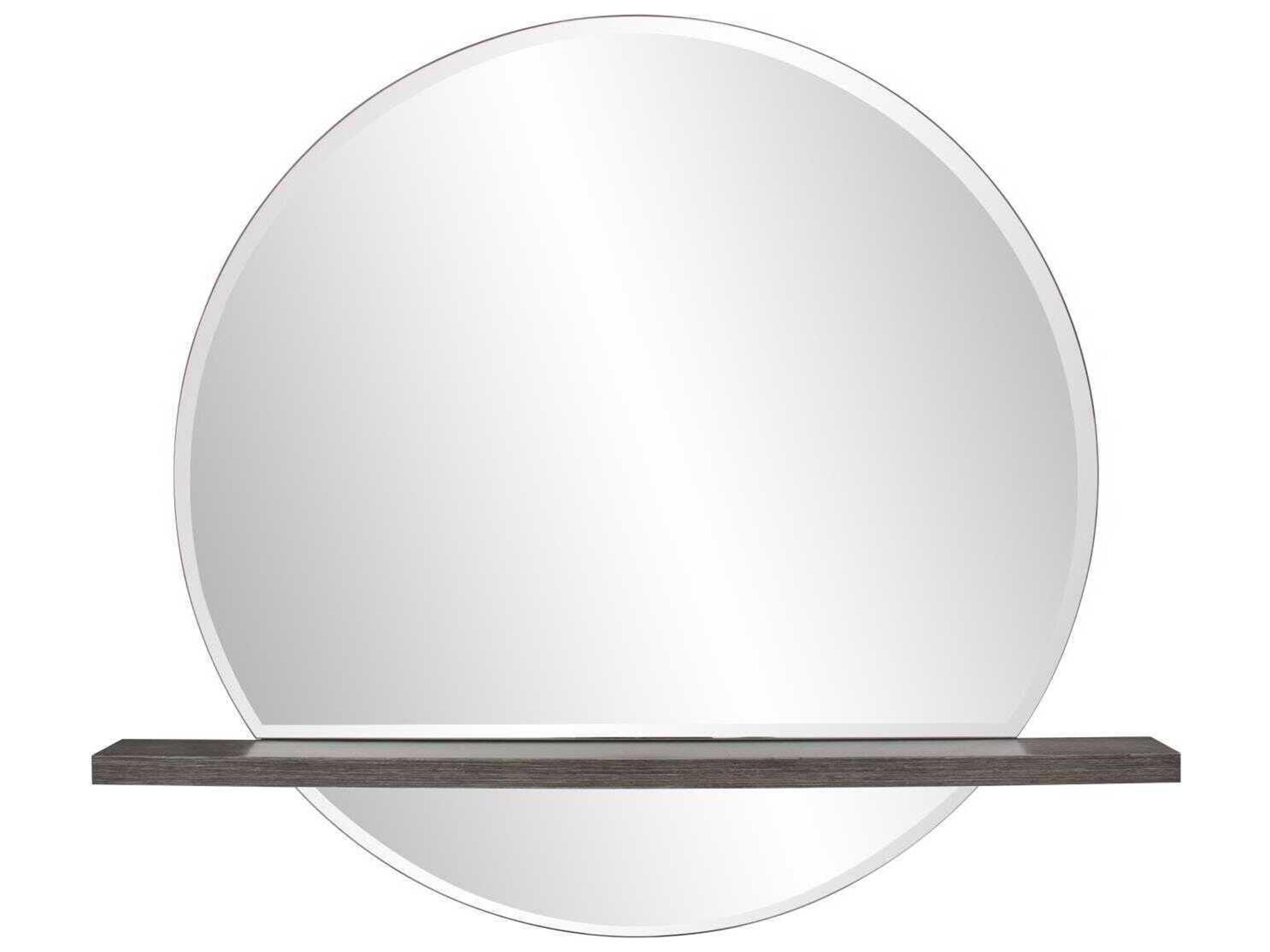 Winston Gray Round Wall Mirror