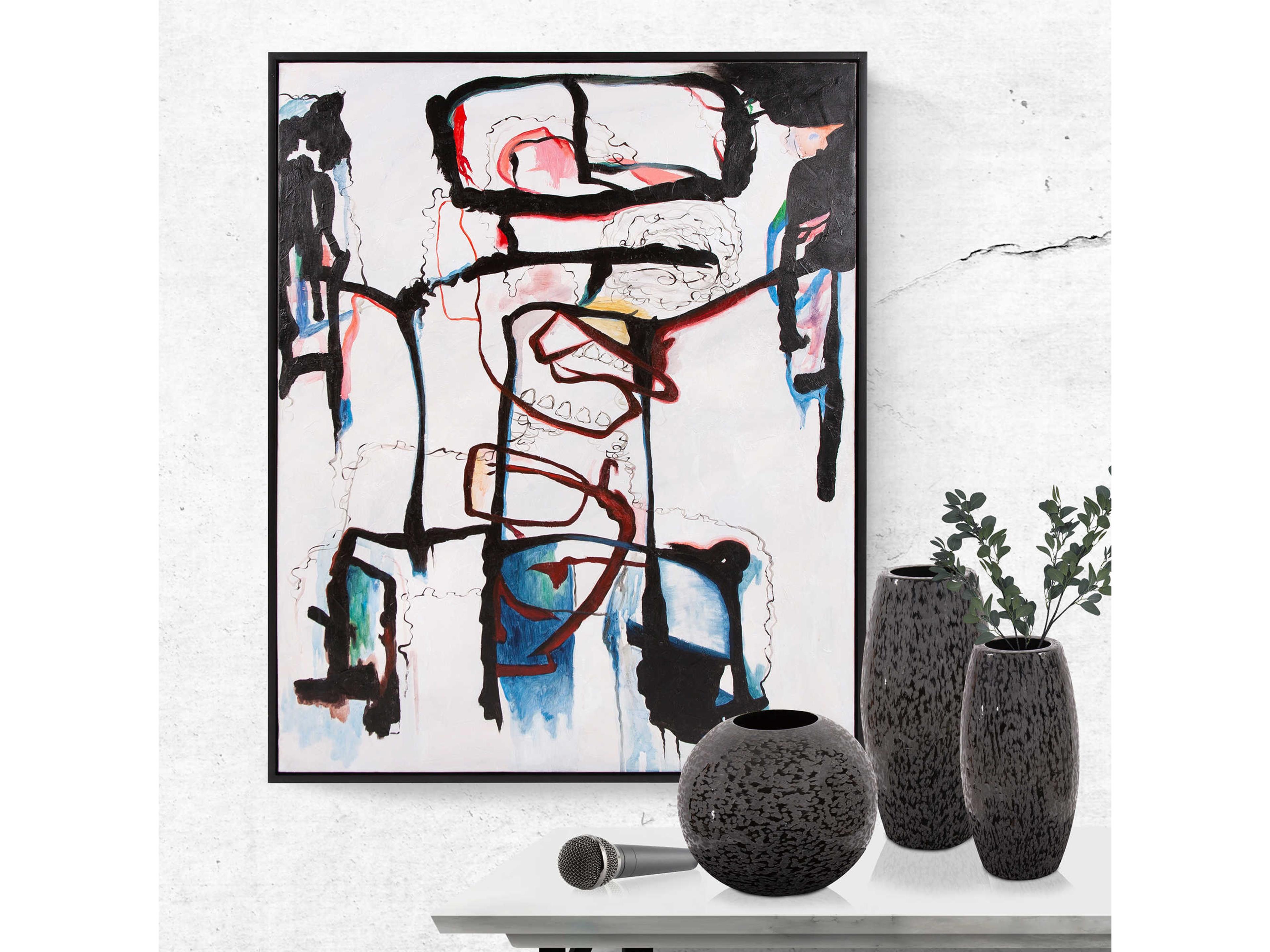 Howard Elliott Public Speaker Hand Painted Canvas Wall Art